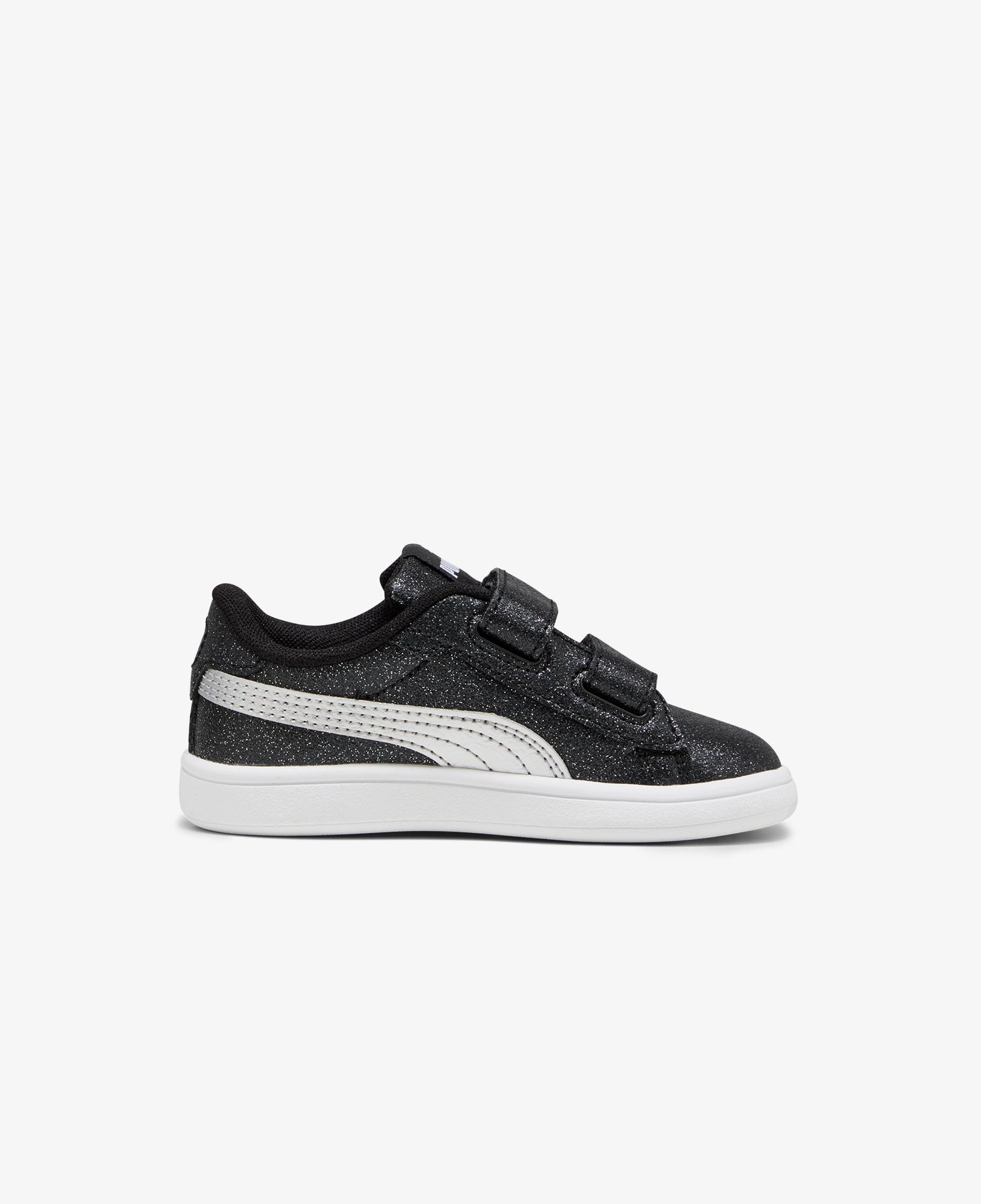 Puma Smash 3.0 Glitz Glam Bebek Siyah Simli Spor Ayakkabı