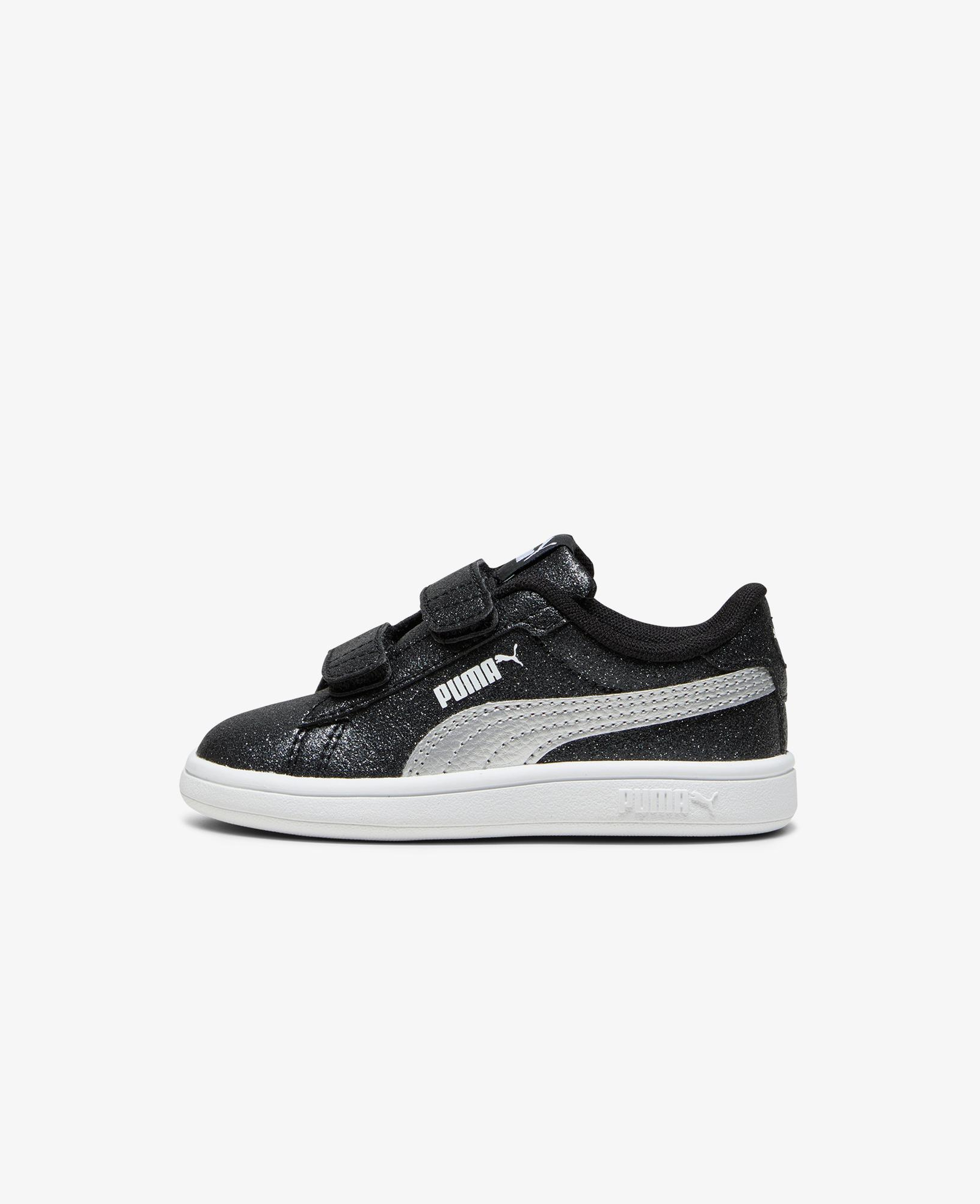 Puma Smash 3.0 Glitz Glam Bebek Siyah Simli Spor Ayakkabı