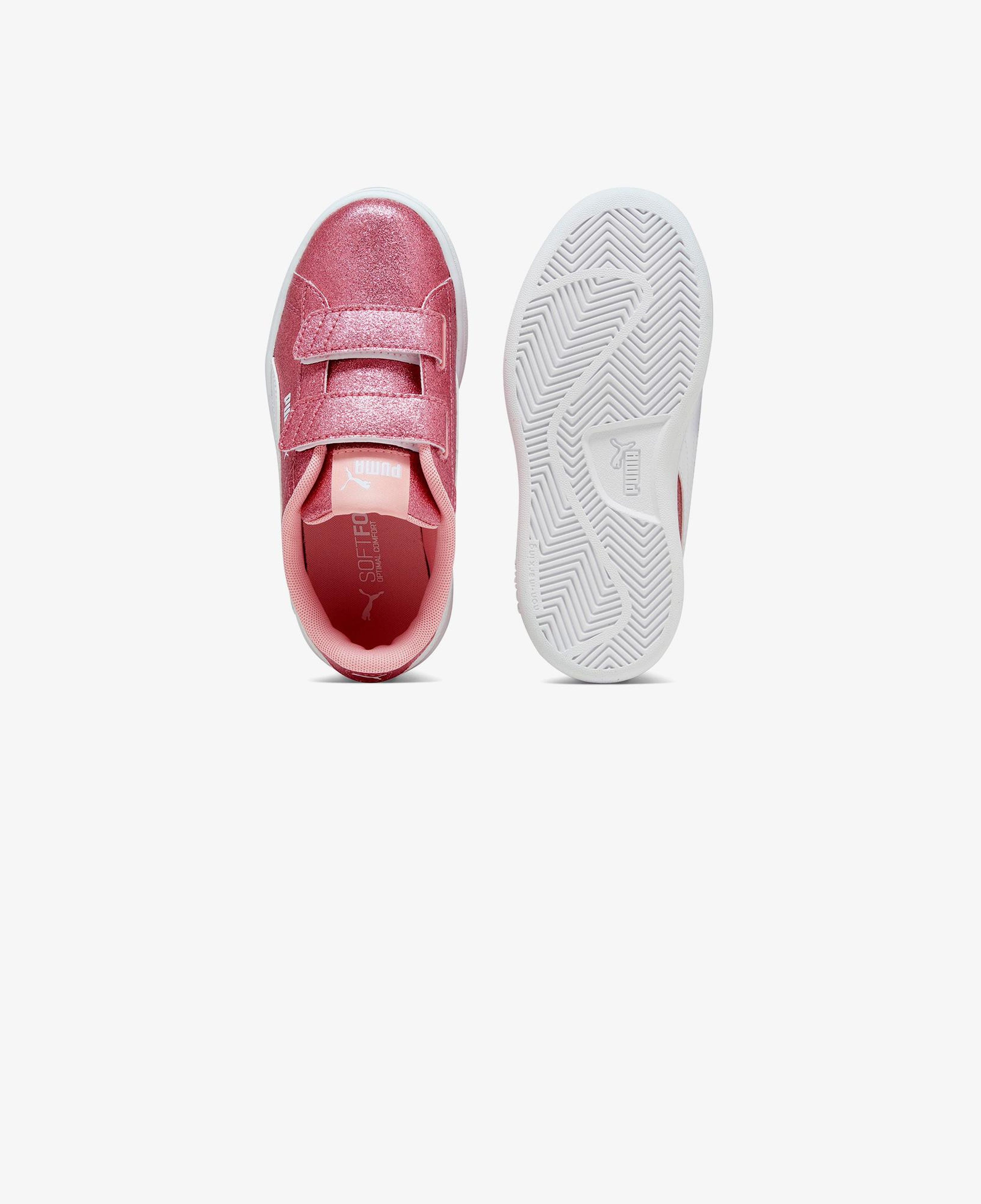 Puma smash 3.0 Gliz Glam V Ps Çocuk Pembe Spor Ayakkabı