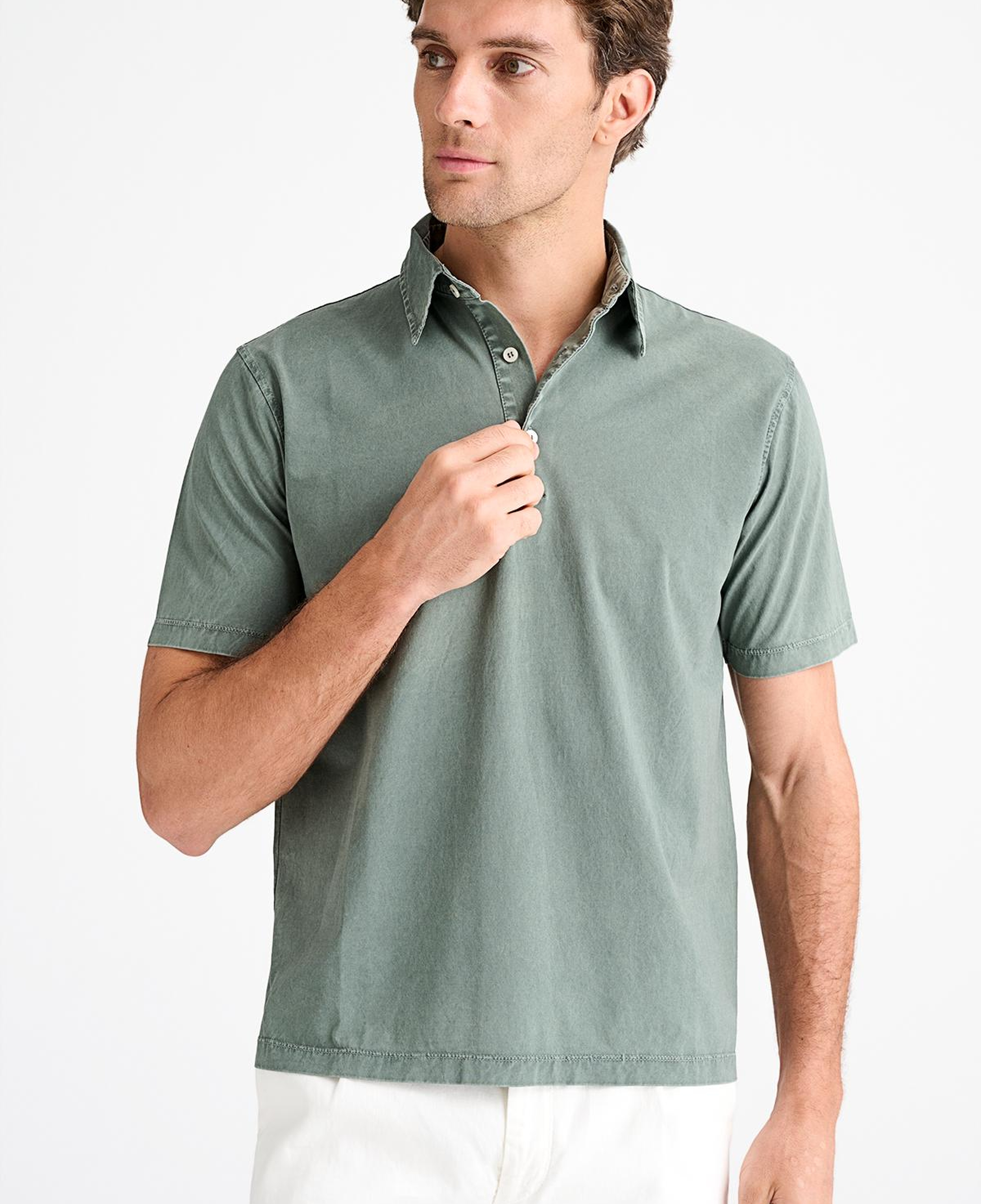 Erkek Yeşil Polo Yaka T-Shirt