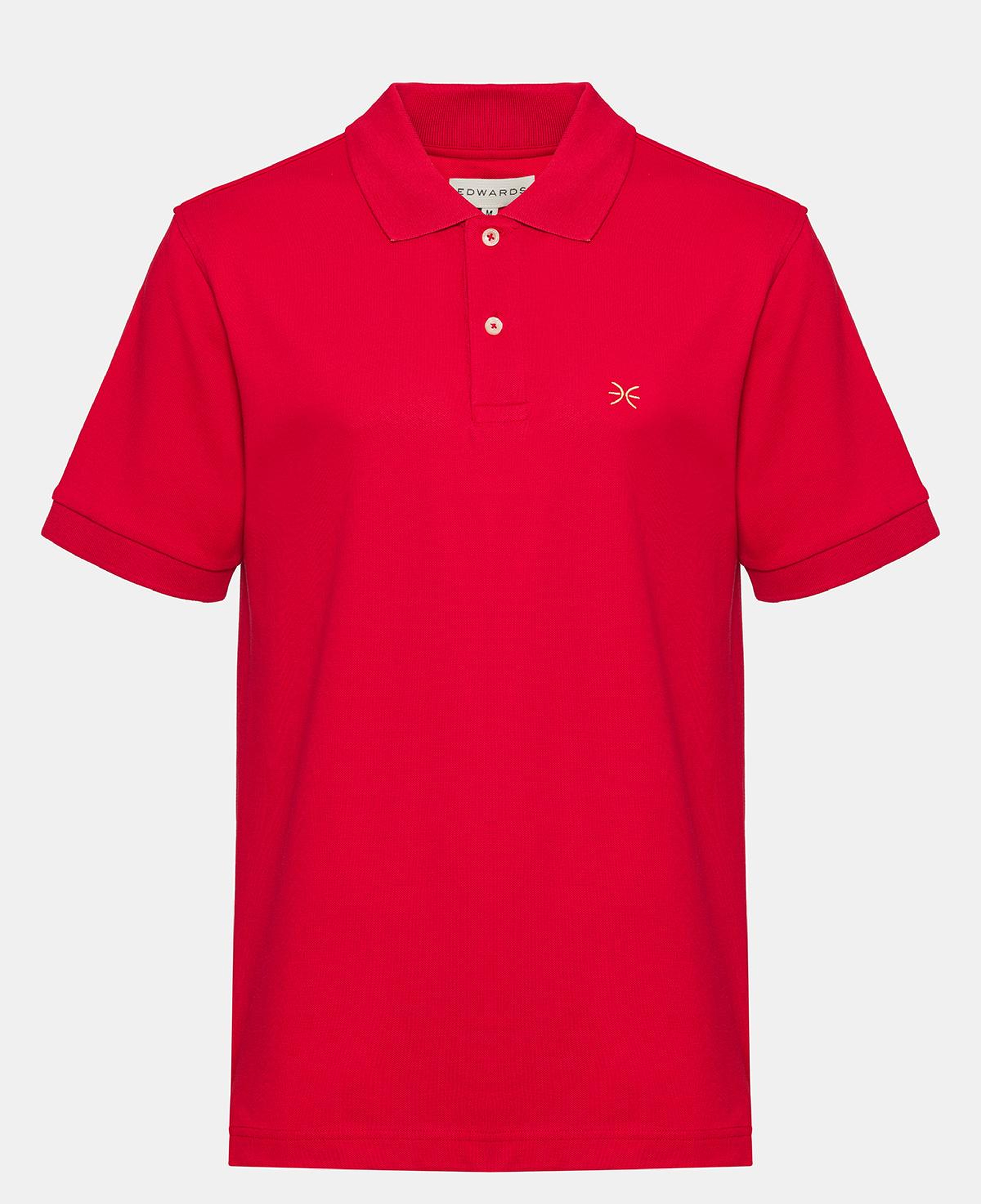 Erkek Kırmızı Kısa Kollu Polo Yaka T-Shirt