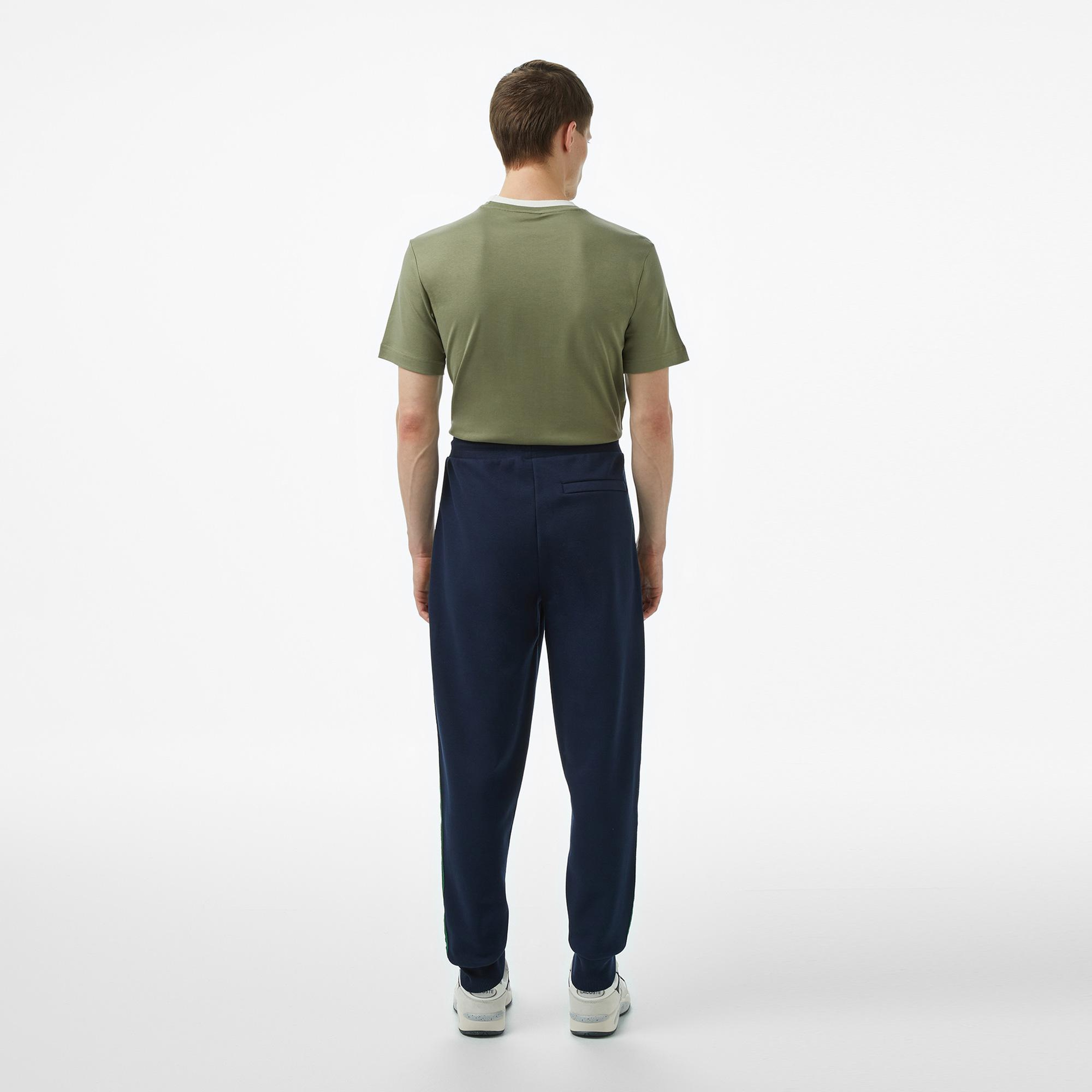 Erkek Regular Fit Baskılı Lacivert Eşofman Altı