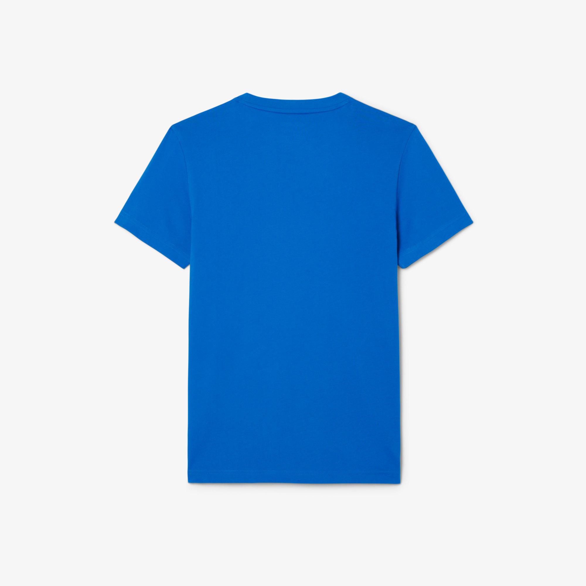 Lacoste Tennis x Novak Djokovic Erkek Bisiklet Yaka Baskılı Lacivert T-Shirt & Şapka Seti