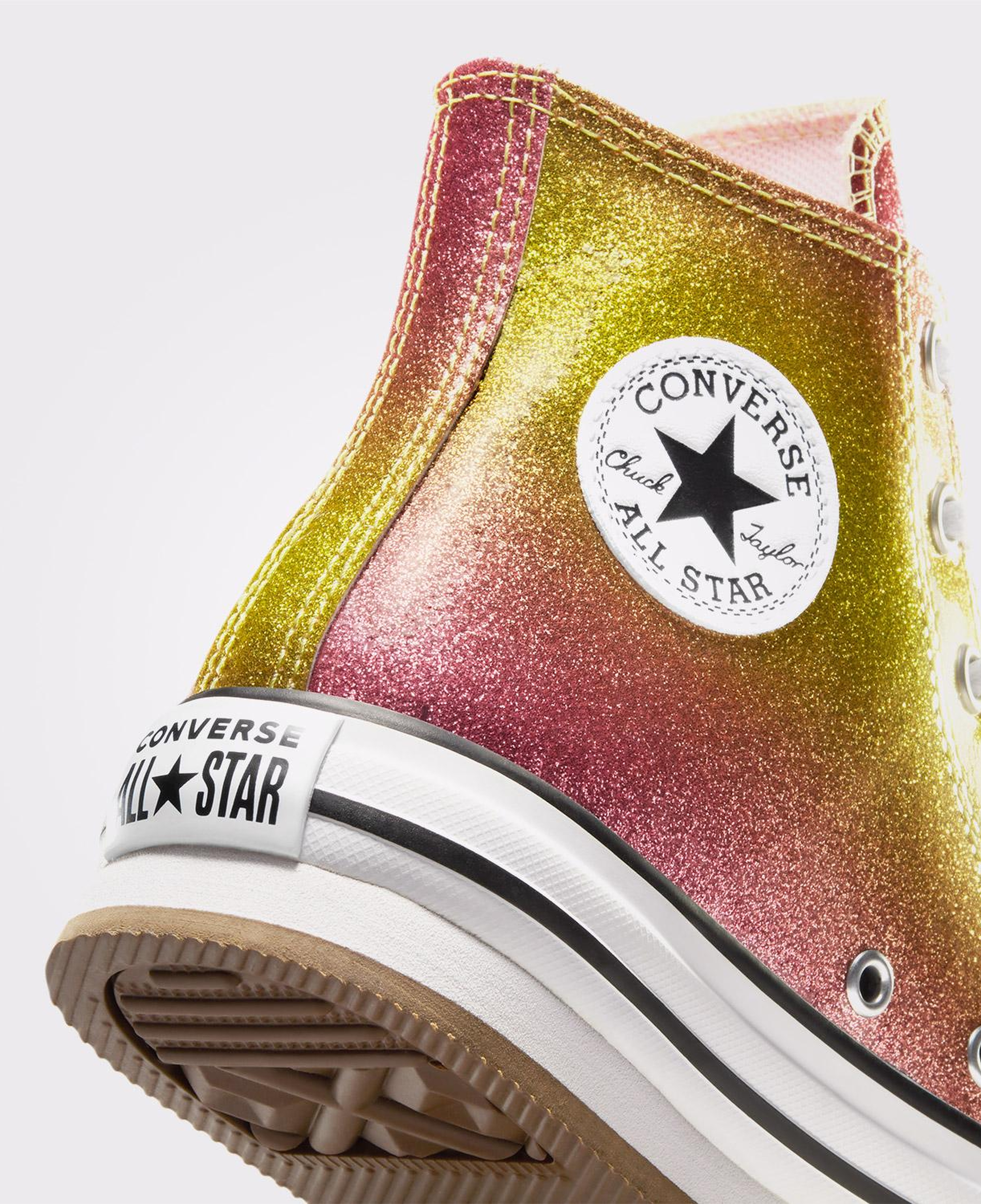 Converse Chuck Taylor All Star EVA Lift Citrus Glitz Çocuk Sarı Platform Sneaker
