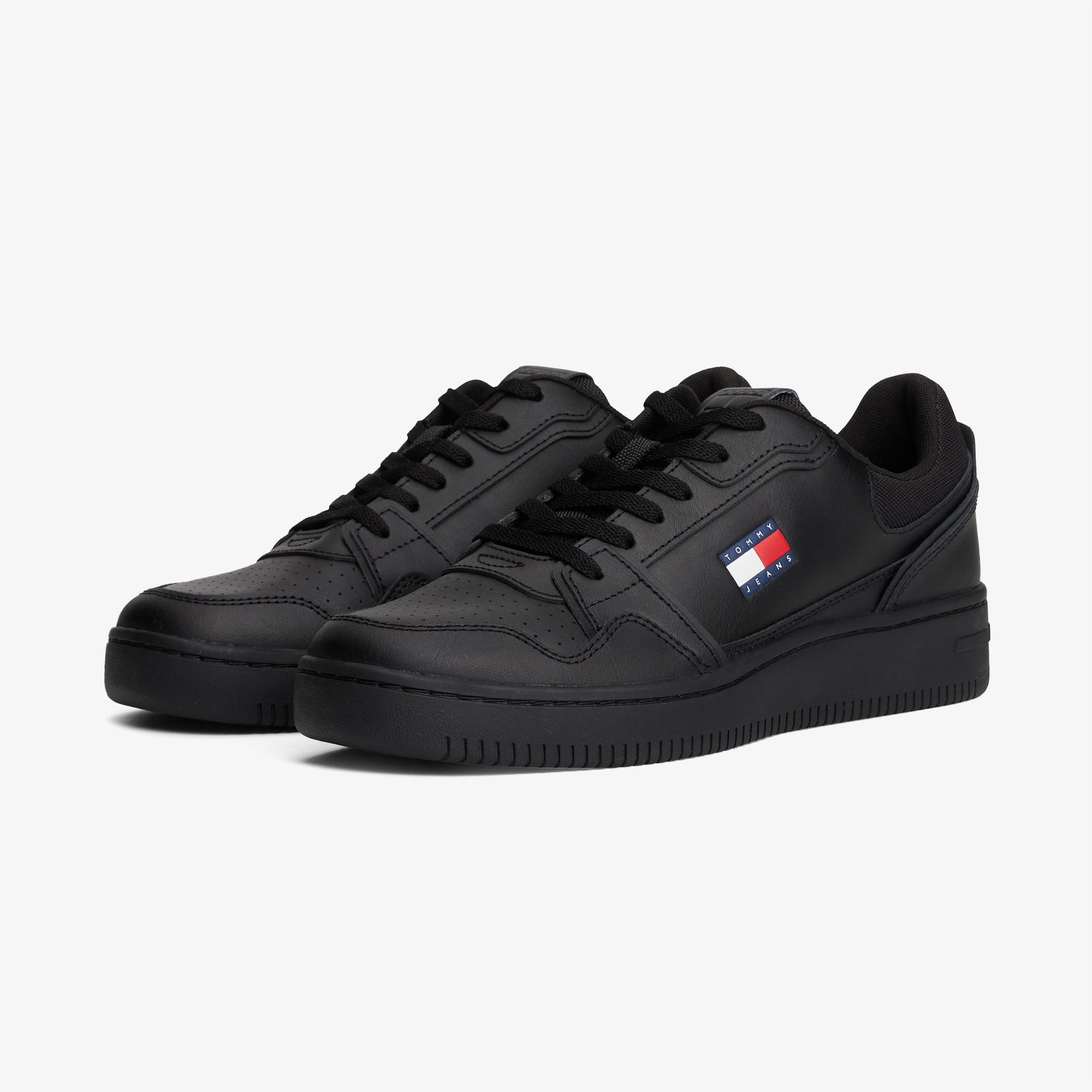 Tommy Hilfiger Retro Erkek Siyah Spor Ayakkabı