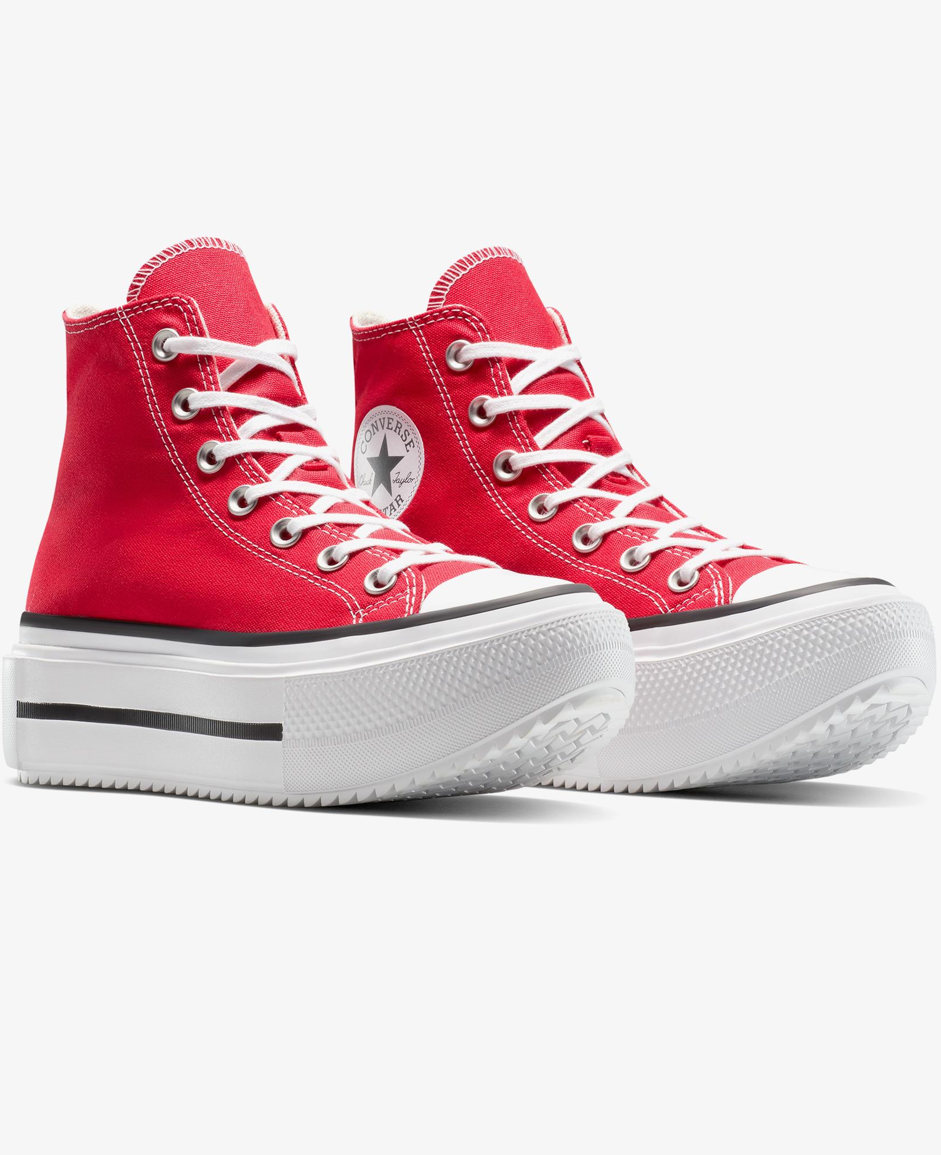 Converse Chuck Taylor All Star Lift Double Stack Platform Kadın Kırmızı Sneaker