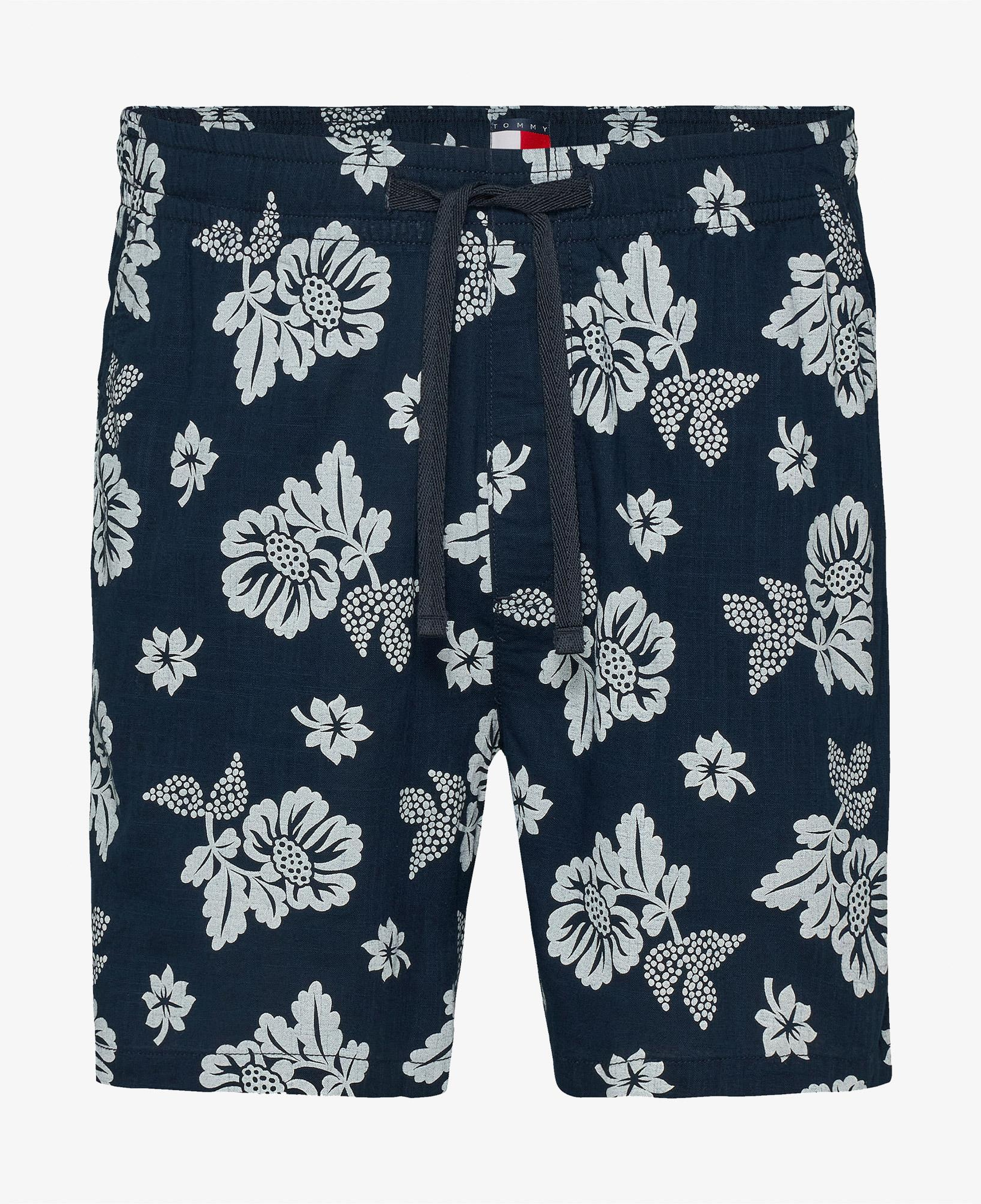 Tommy Jeans Aop Slub Erkek Lacivert Deniz Şortu