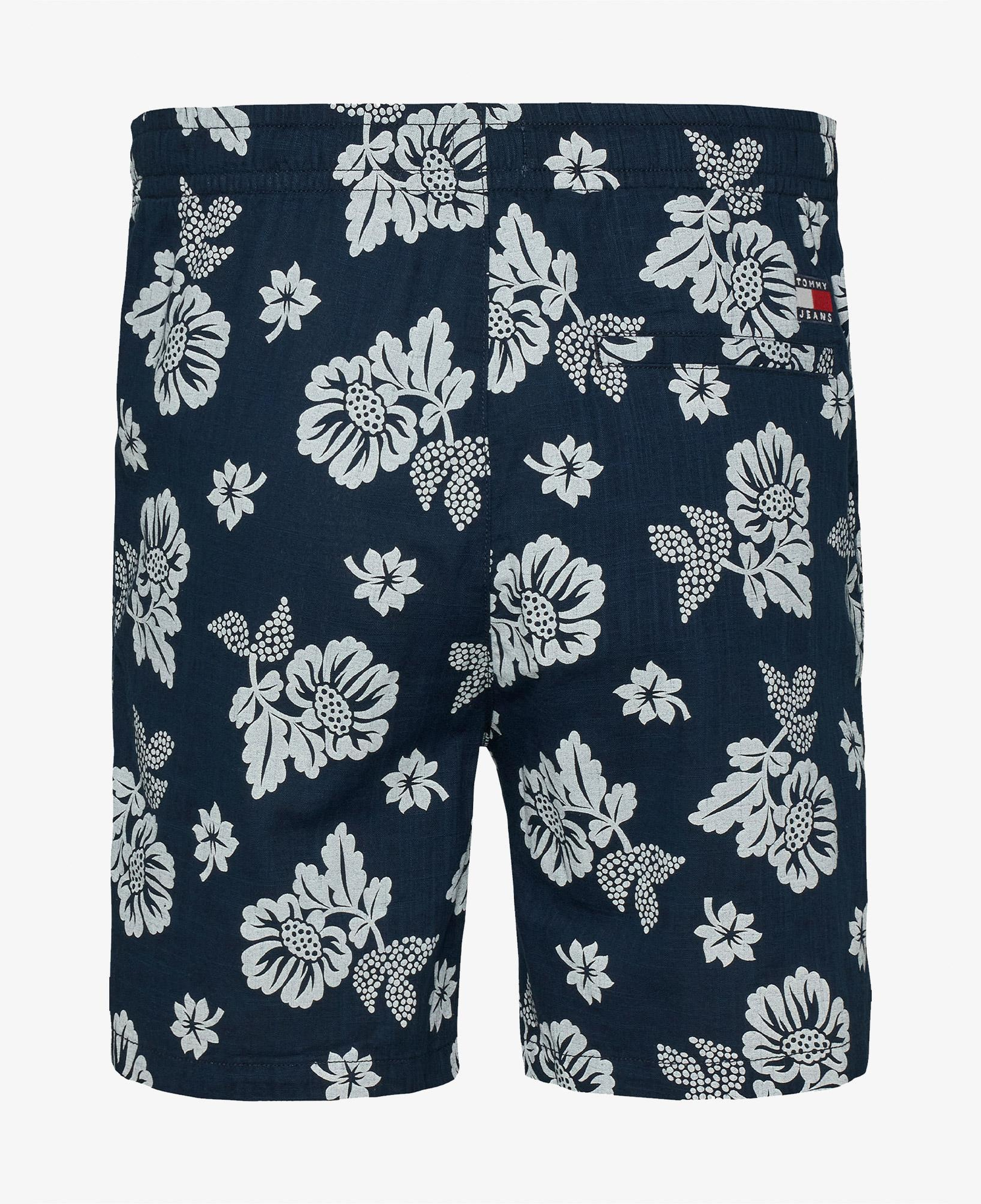 Tommy Jeans Aop Slub Erkek Lacivert Deniz Şortu
