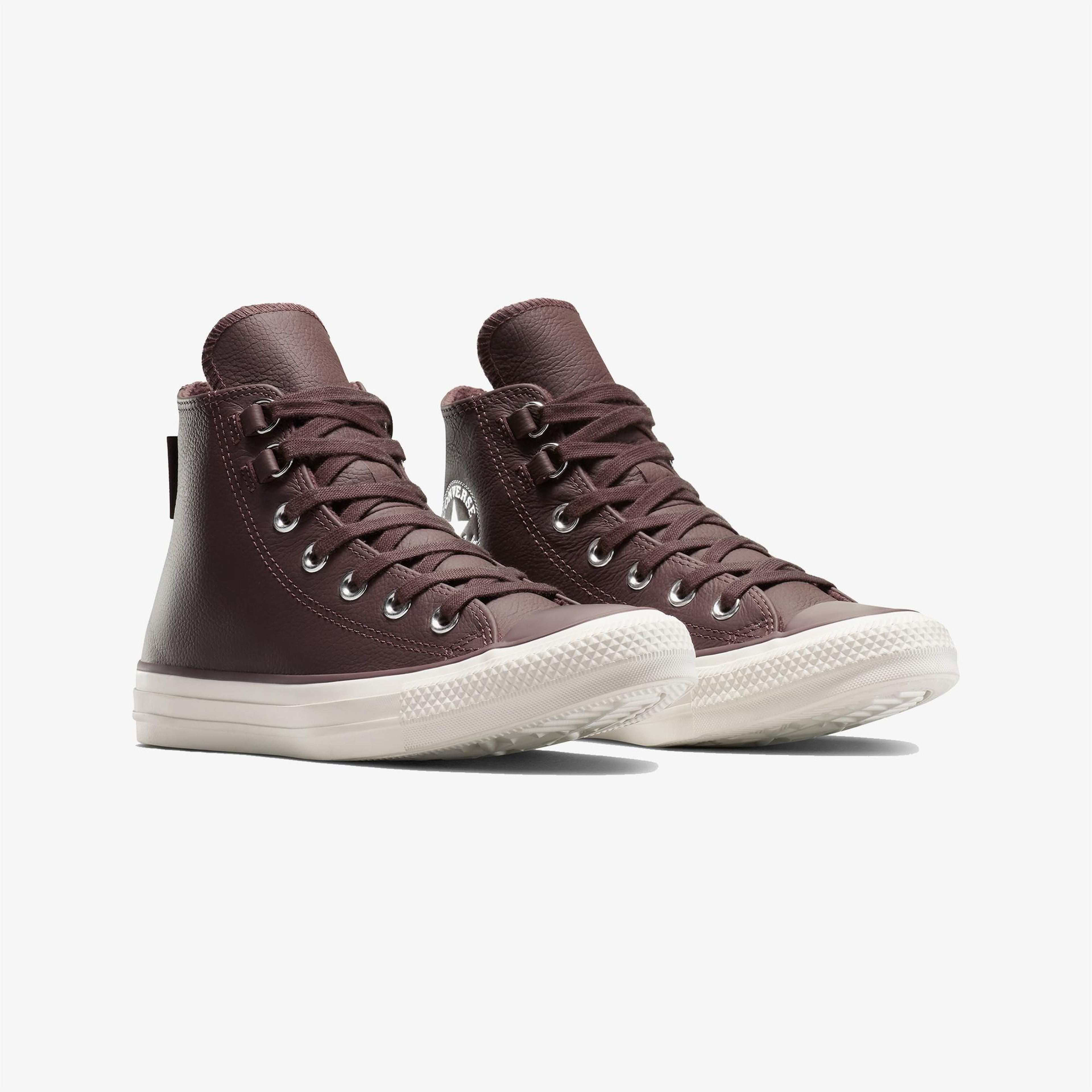 Converse Chuck Taylor All Star Deri Unisex Kahverengi Sneaker