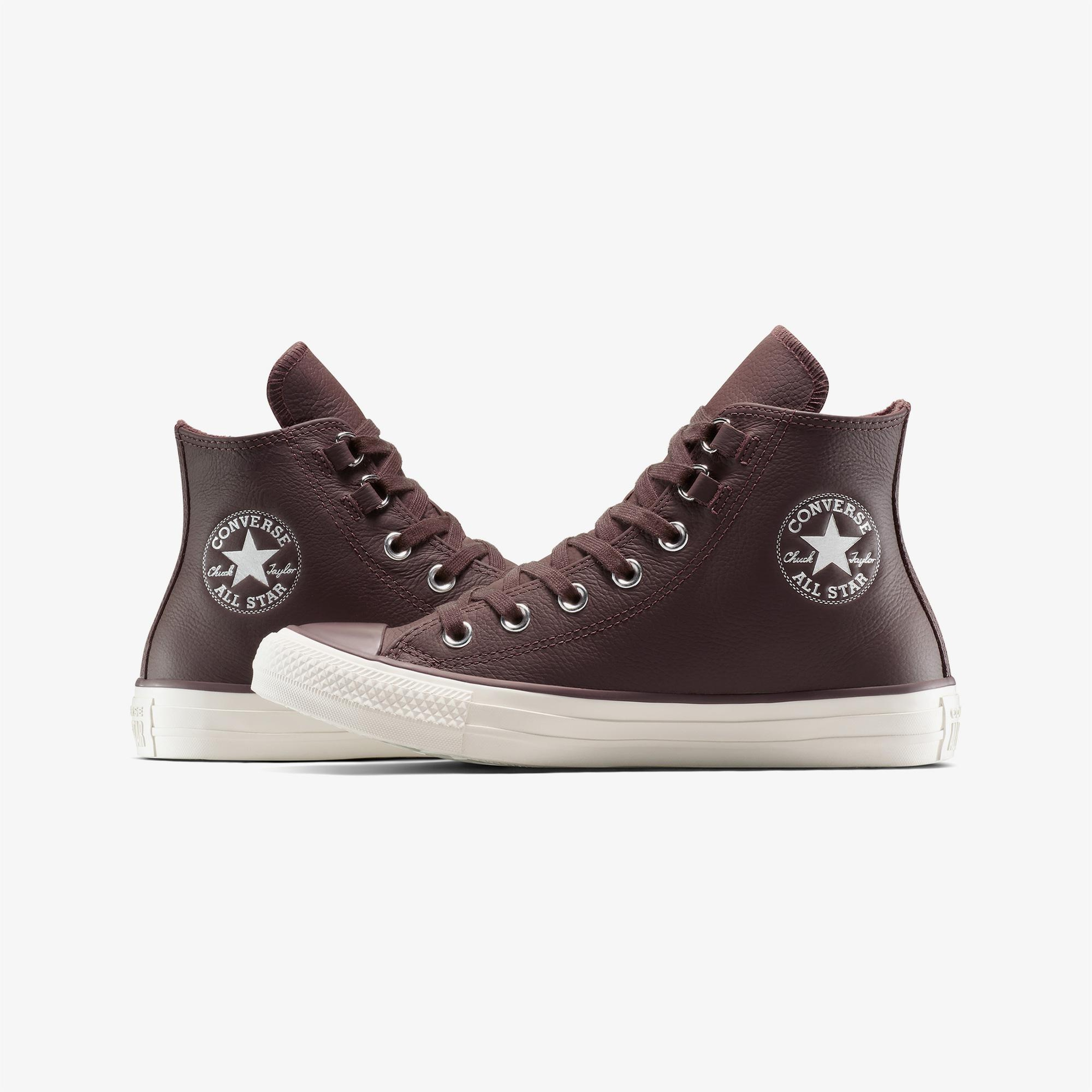 Converse Chuck Taylor All Star Deri Unisex Kahverengi Sneaker