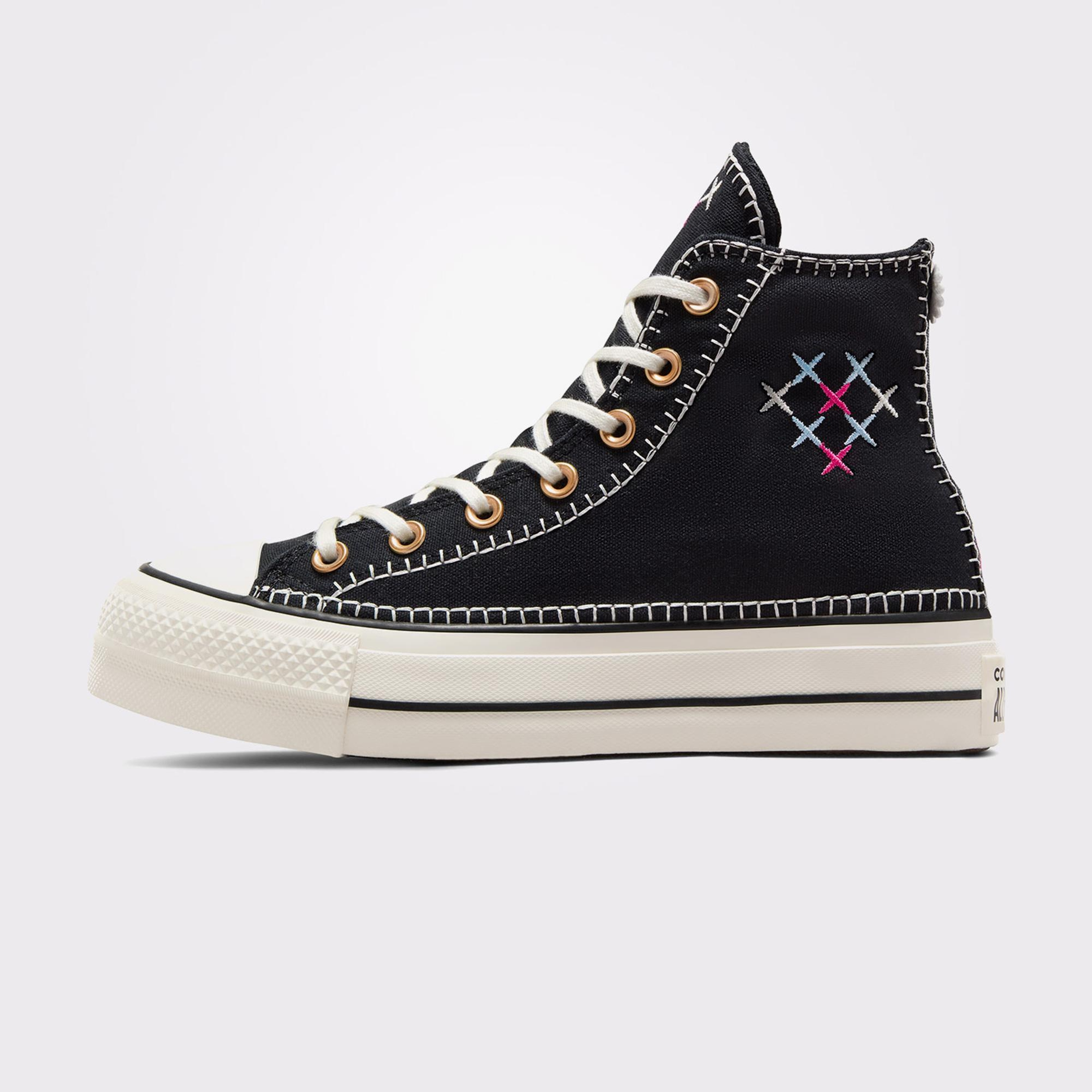 Converse Chuck Taylor All Star Lift Unisex Siyah Platform Sneaker