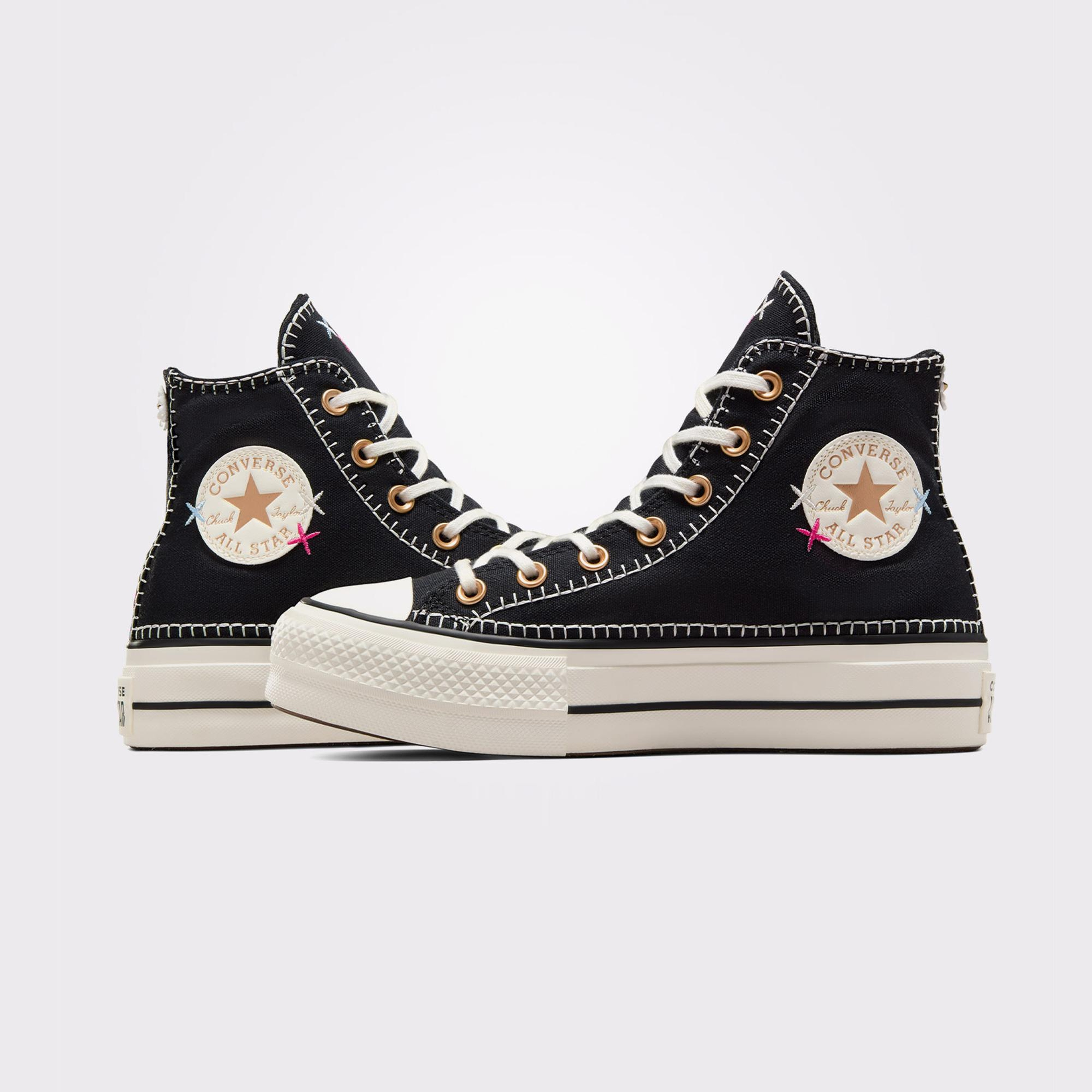 Converse Chuck Taylor All Star Lift Unisex Siyah Platform Sneaker
