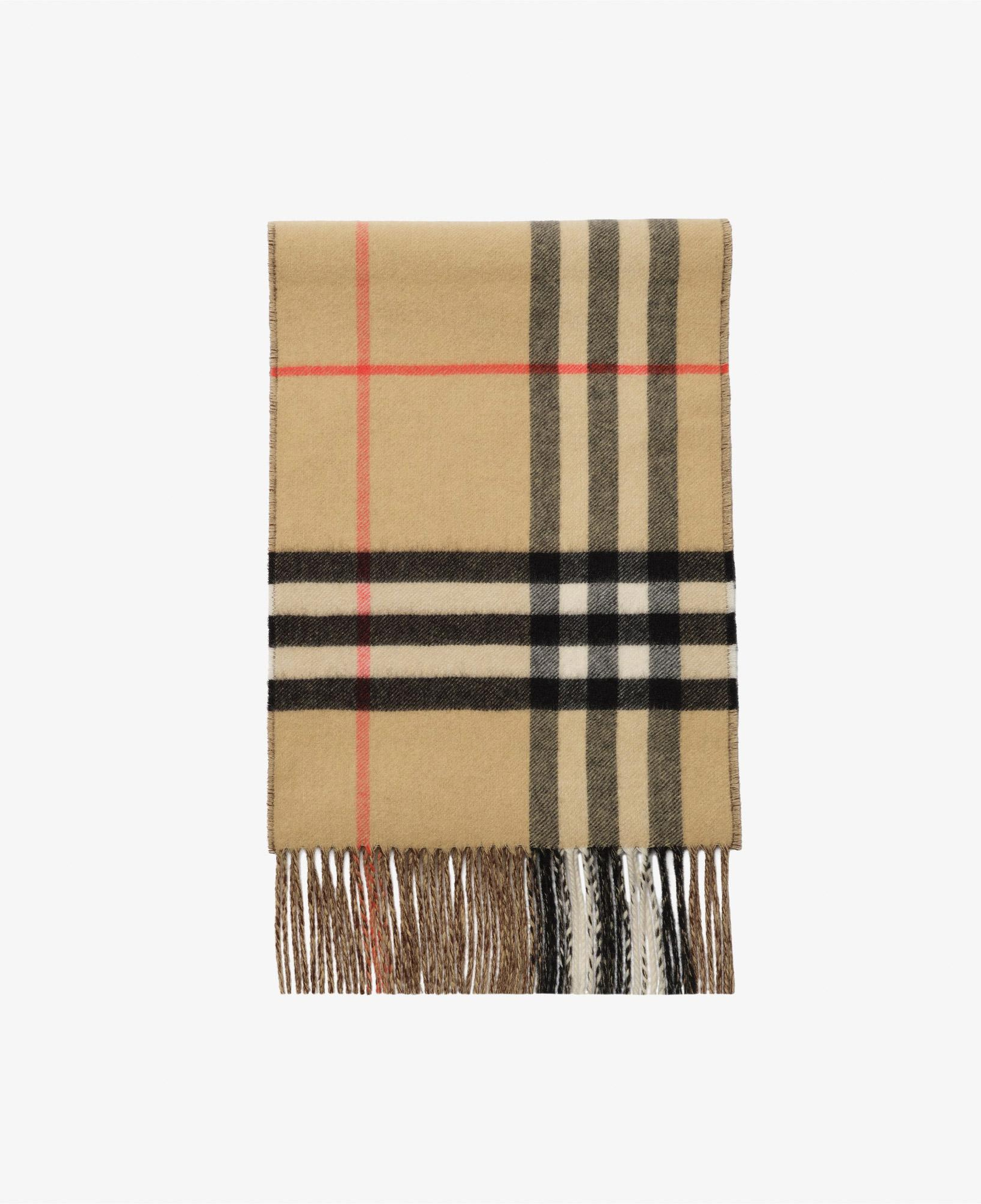 Burberry Double Ekd Kadın Bej Atkı