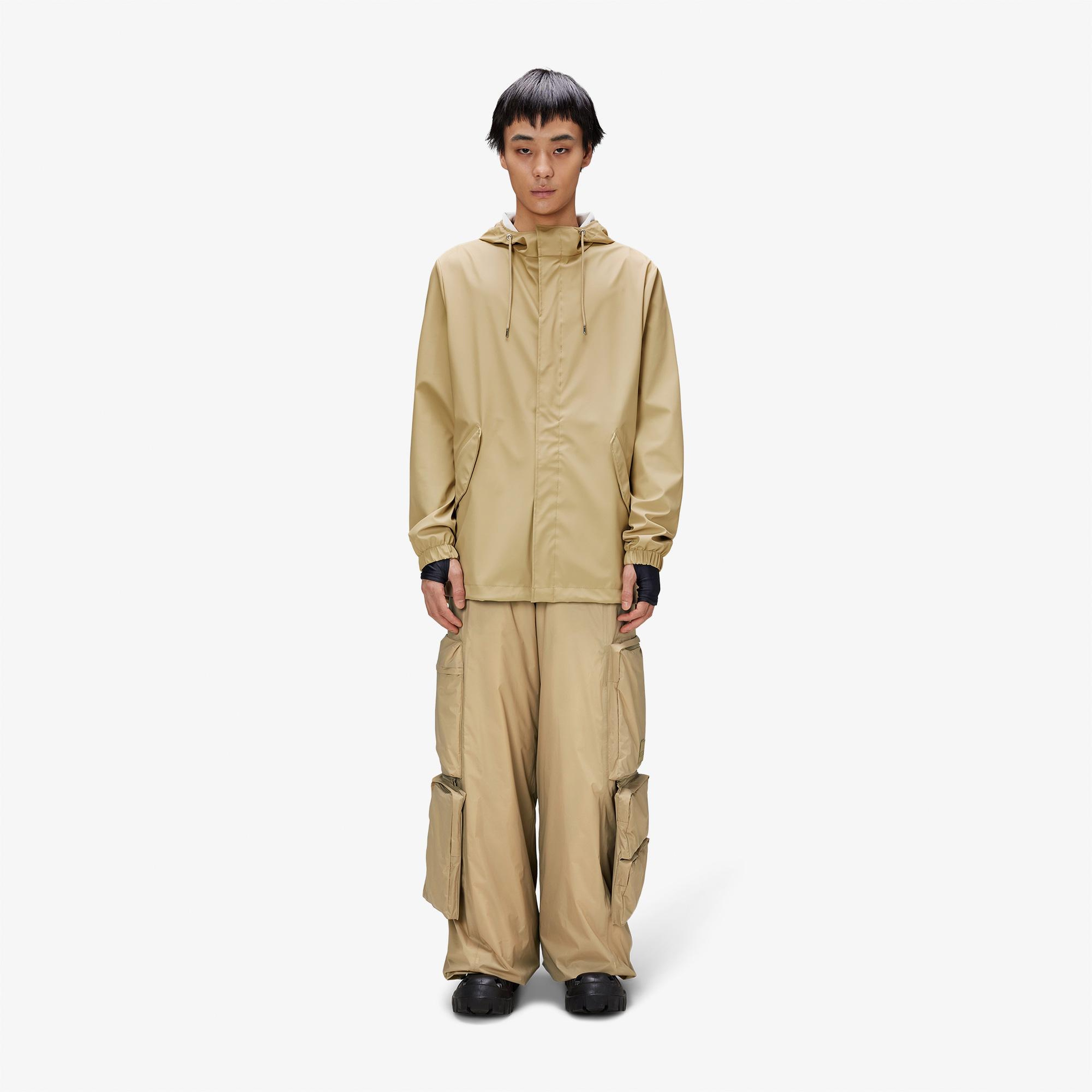 Rains Fishtail W3 Unisex Krem Yağmurluk