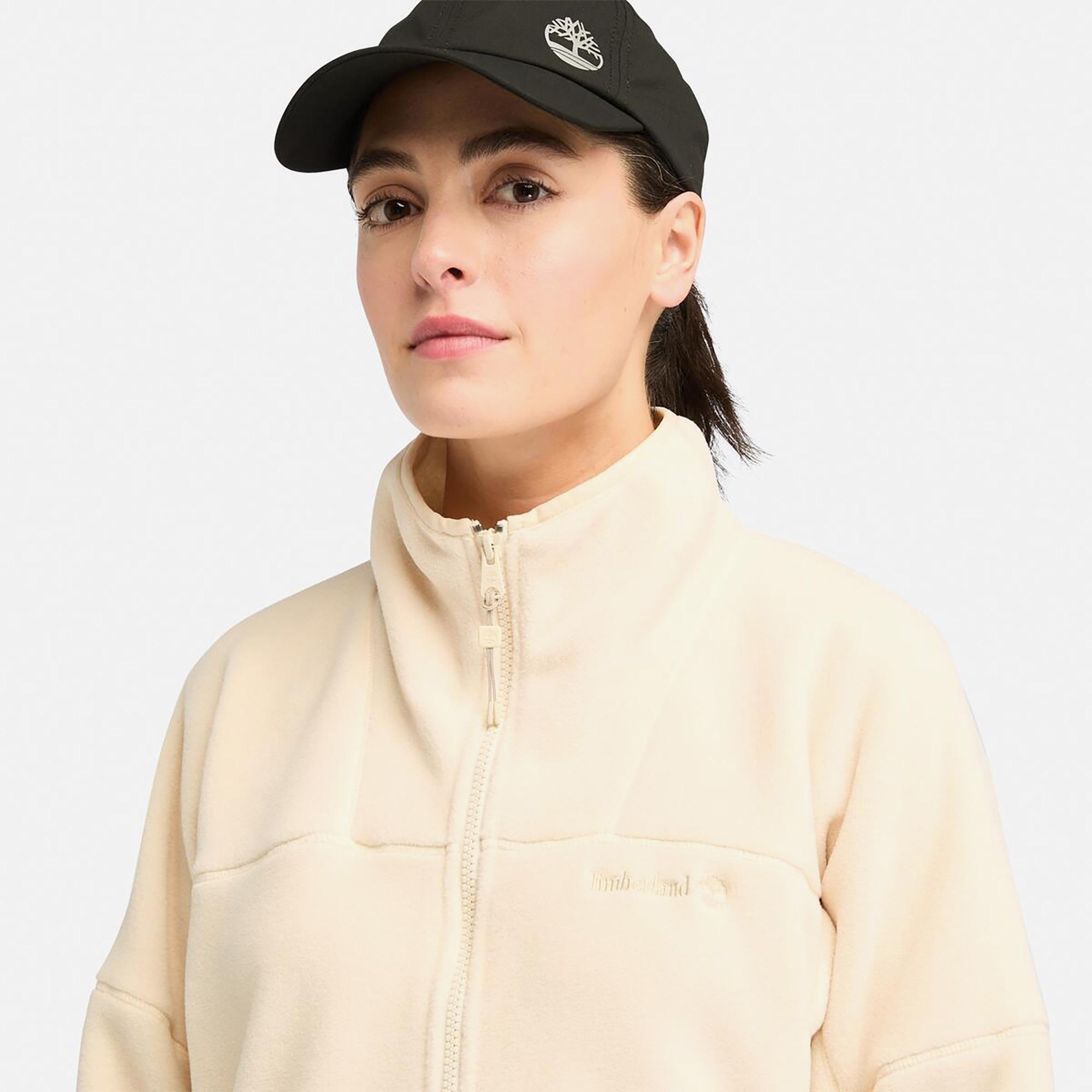 Timberland Polartec Full-Zip Fleece Kadın Krem Ceket