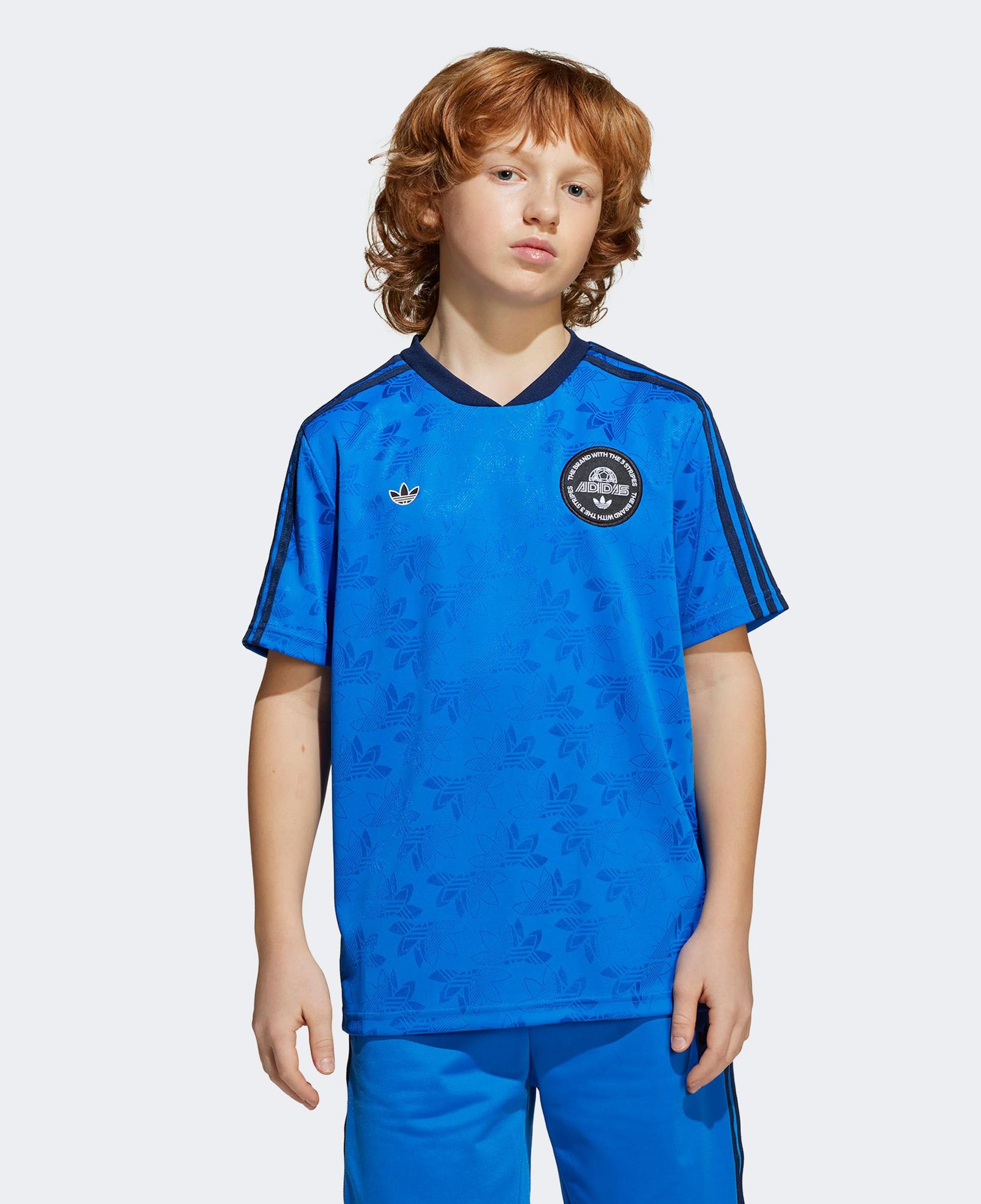 adidas Soccer Çocuk Mavi T-Shirt
