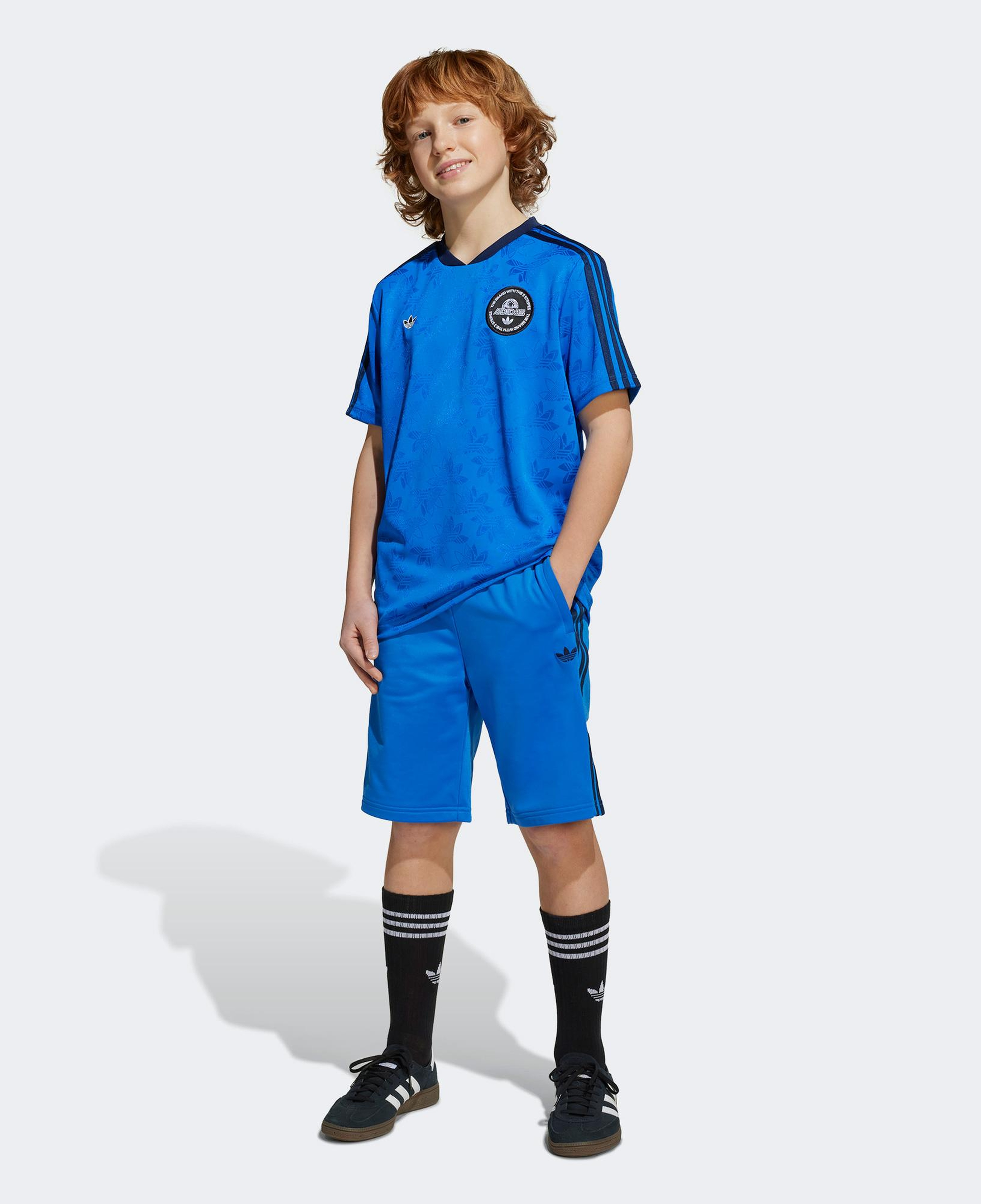 adidas Soccer Çocuk Mavi T-Shirt