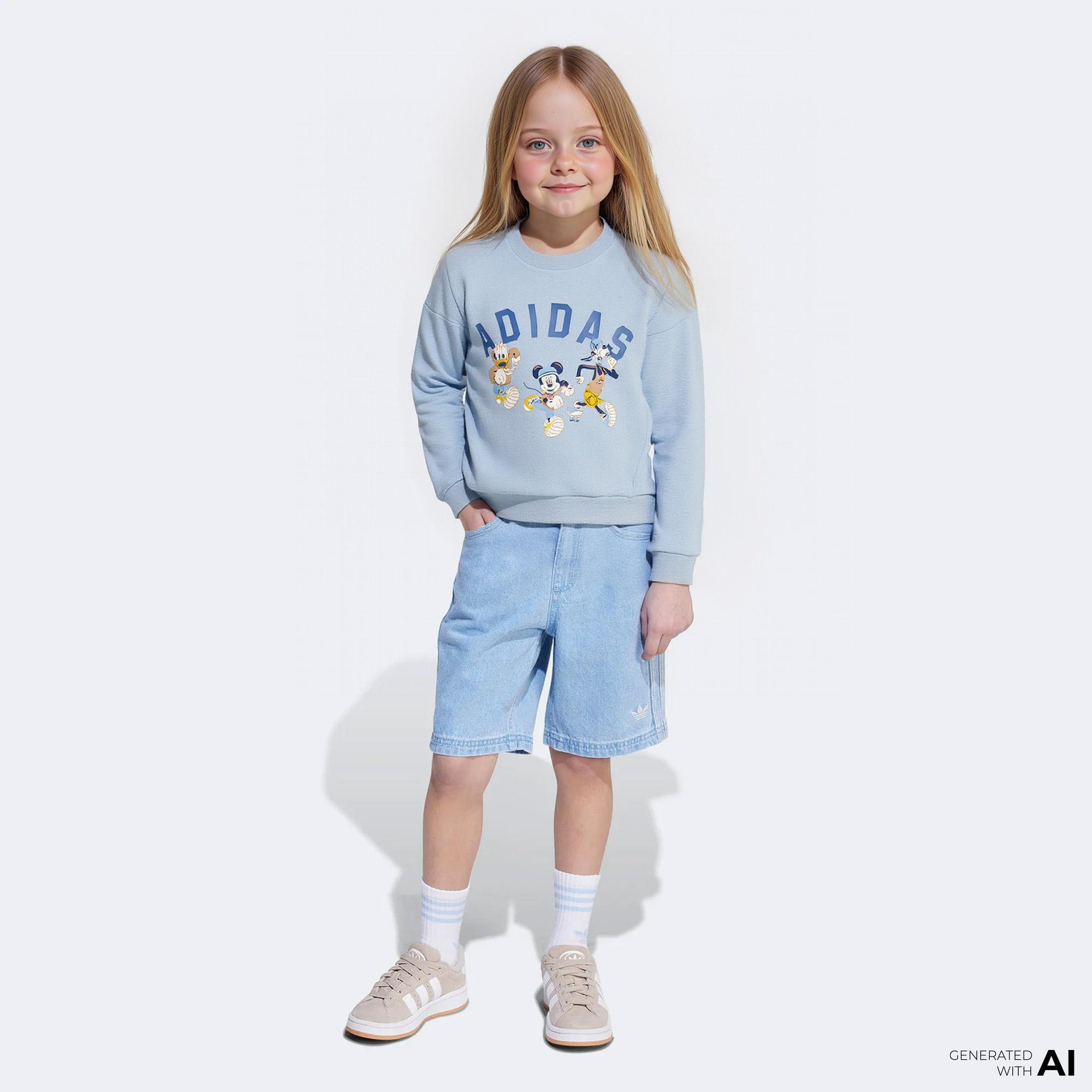 adidas X Disney Mickey Mouse Bebek Mavi Eşofman Takımı