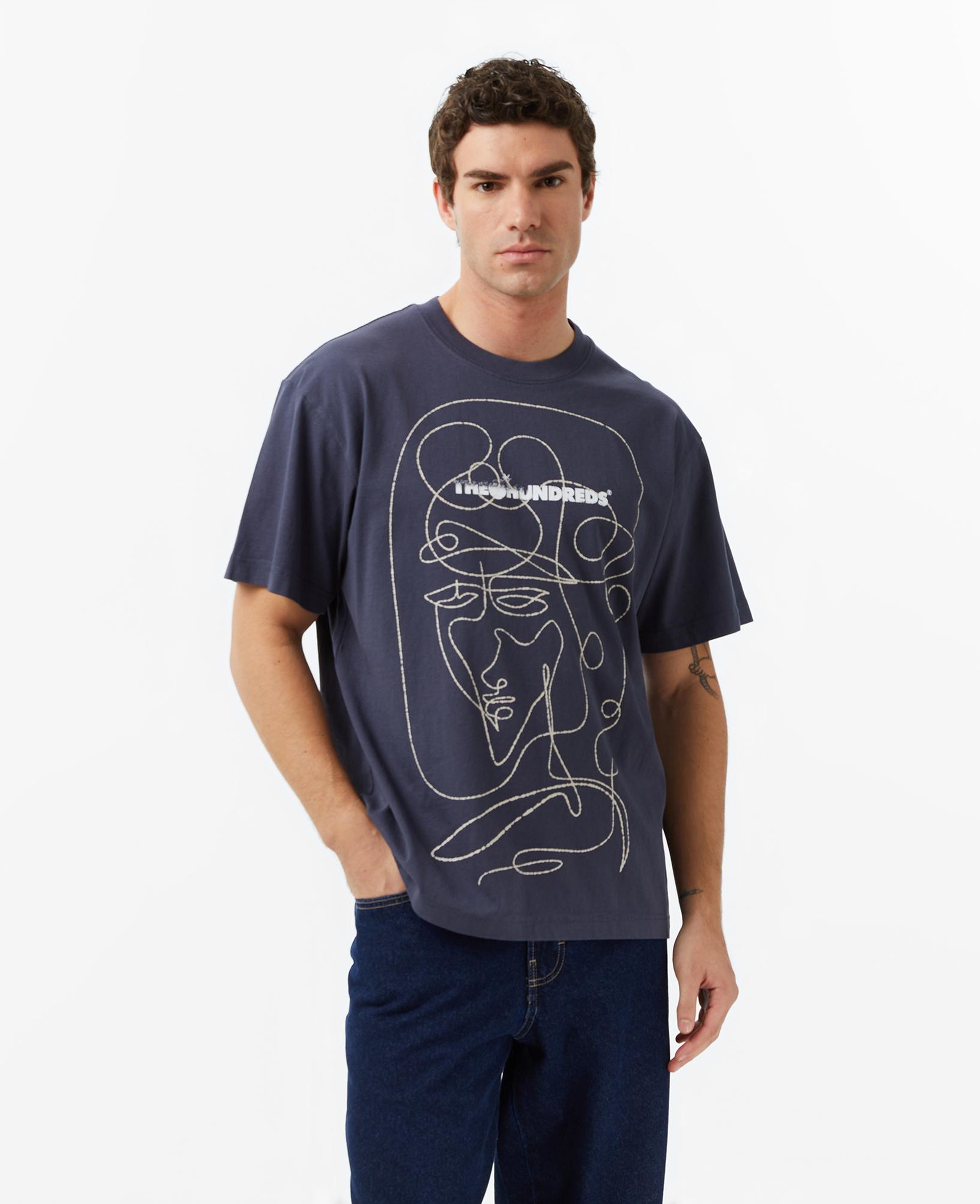 The Hundreds Thunder Cycle Erkek Siyah T-Shirt