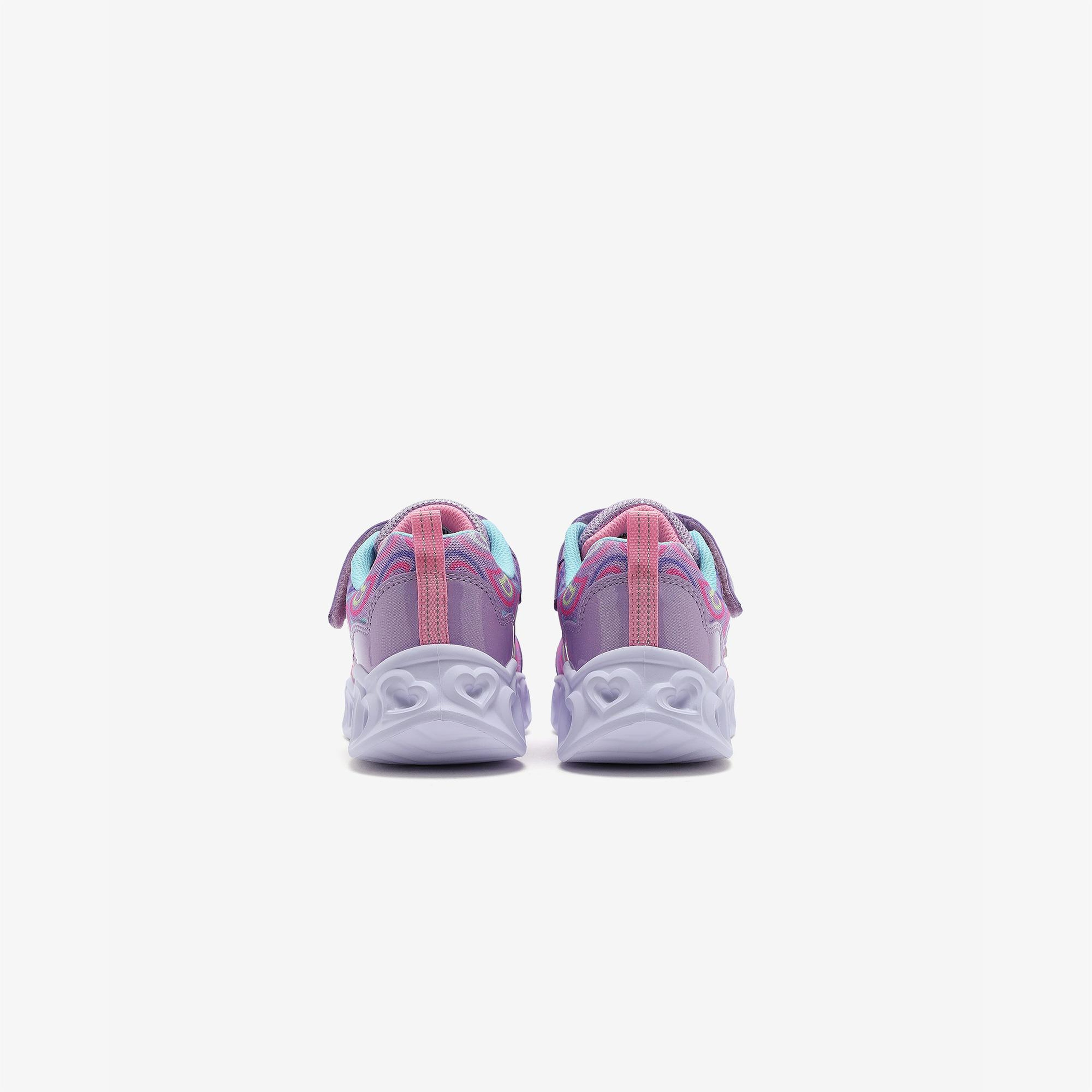 Skechers Heart Lights Boogie Love Çocuk Mor Işıklı Spor Ayakkabı