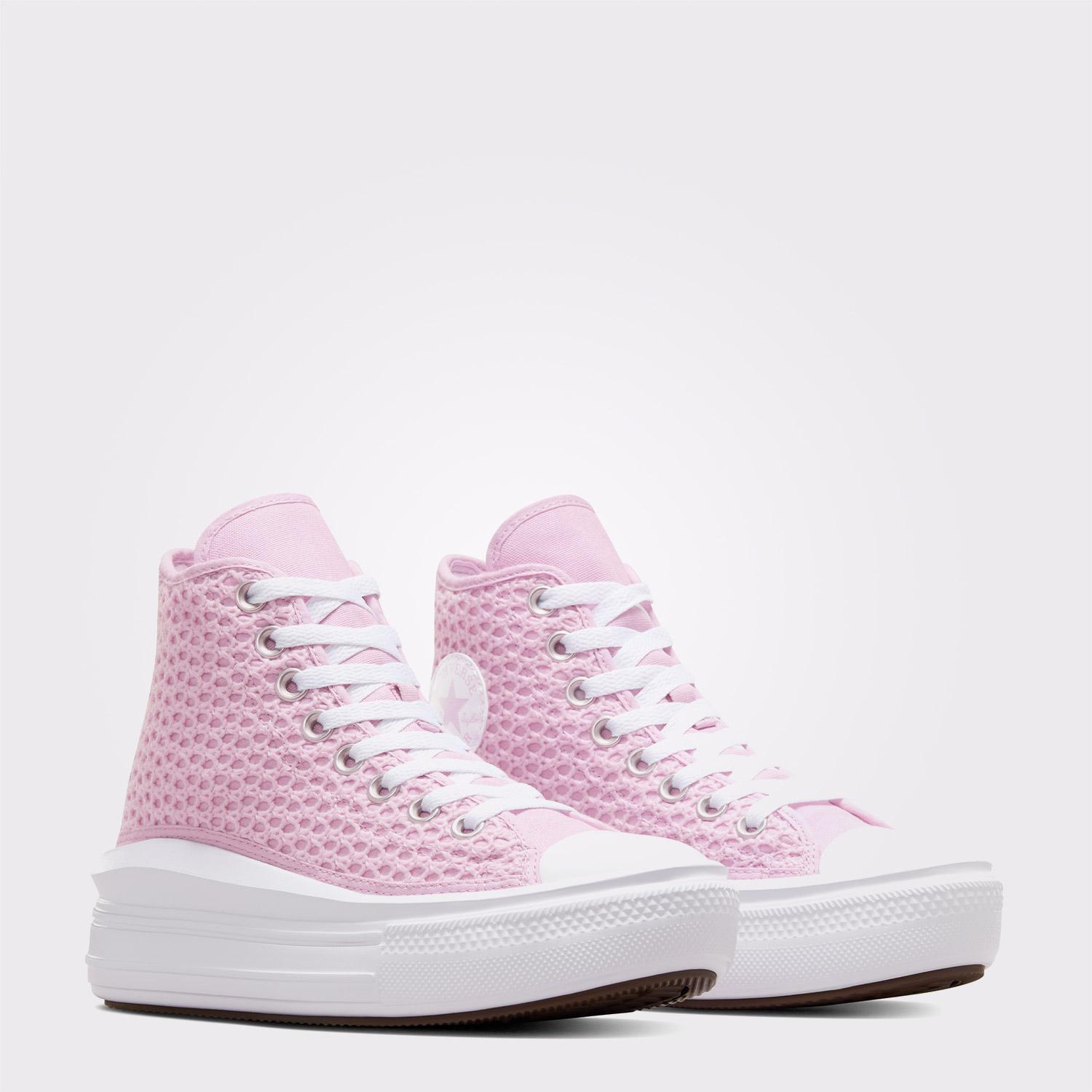 Converse Chuck Taylor All Star Move Çocuk Pembe Platform Sneaker