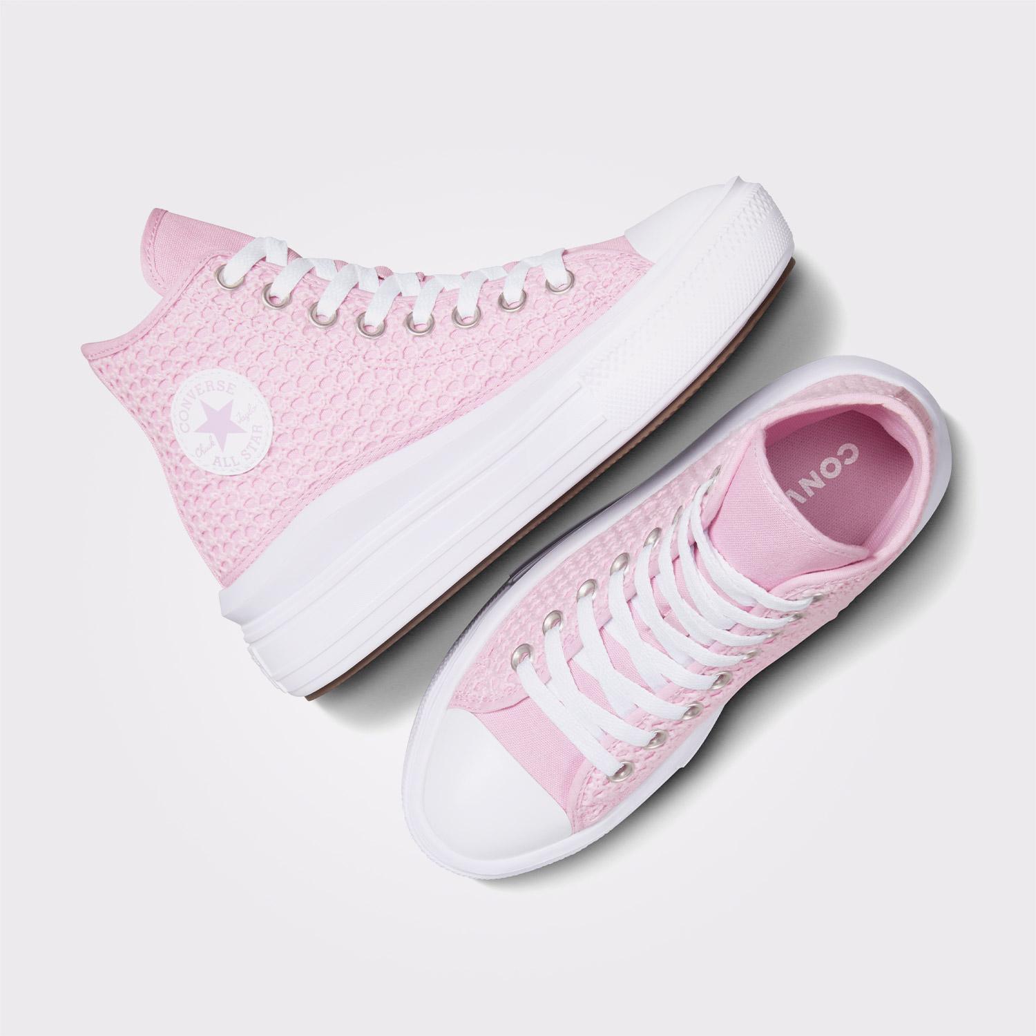 Converse Chuck Taylor All Star Move Çocuk Pembe Platform Sneaker