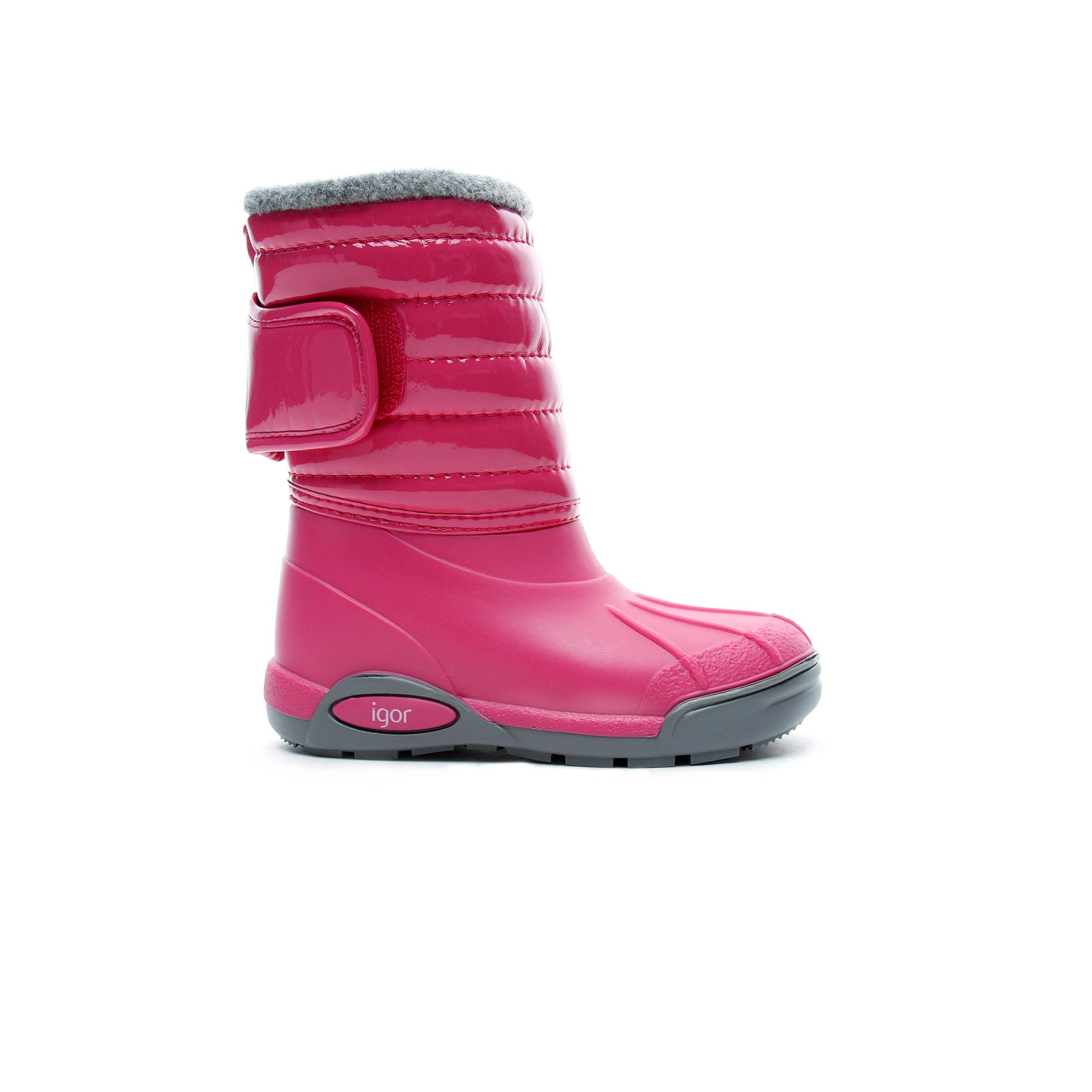 IGOR Topo Ski Charol Çocuk Pembe Bot