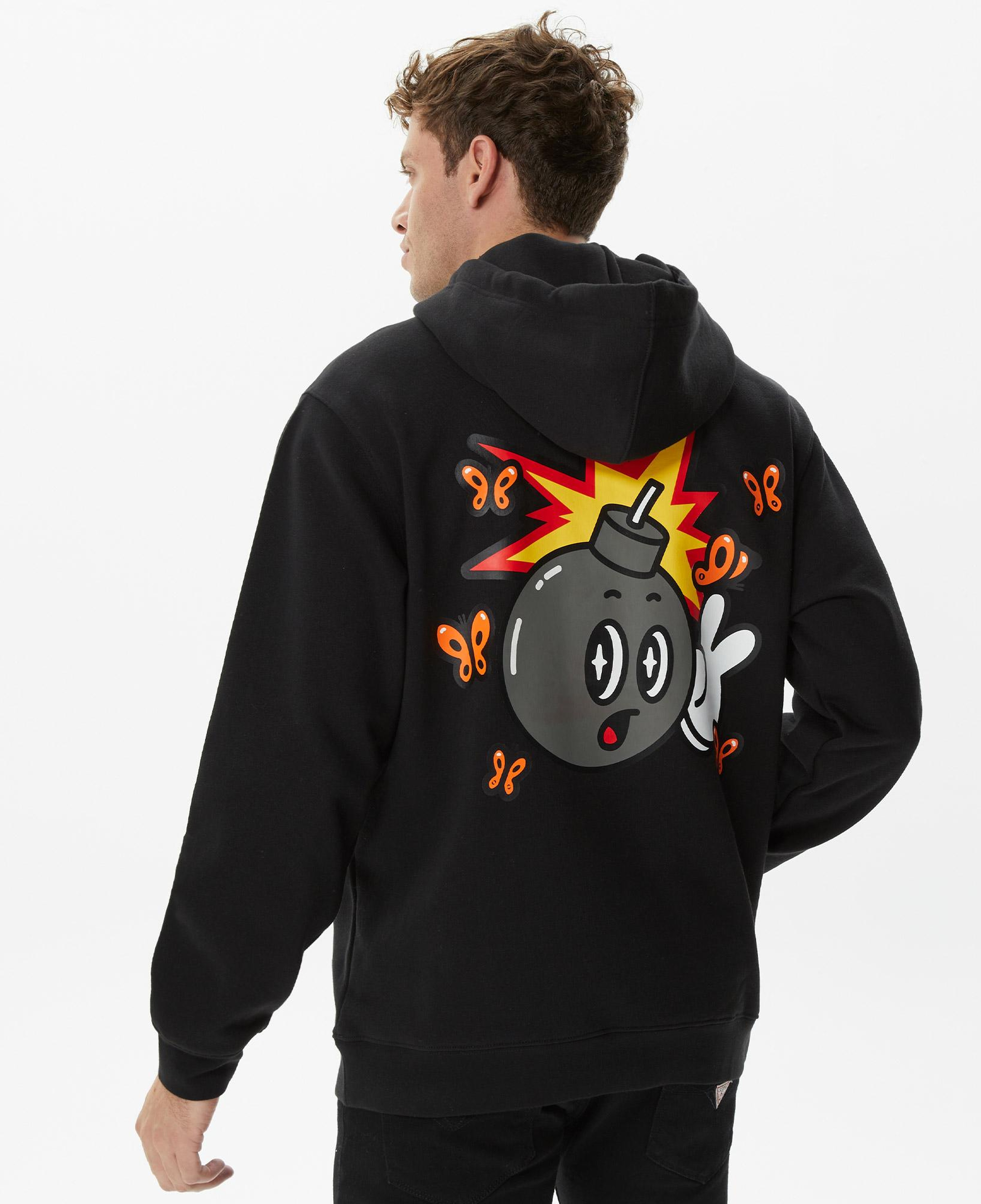 The Hundreds Butterfly Adam Pullover Erkek Siyah Hoodie