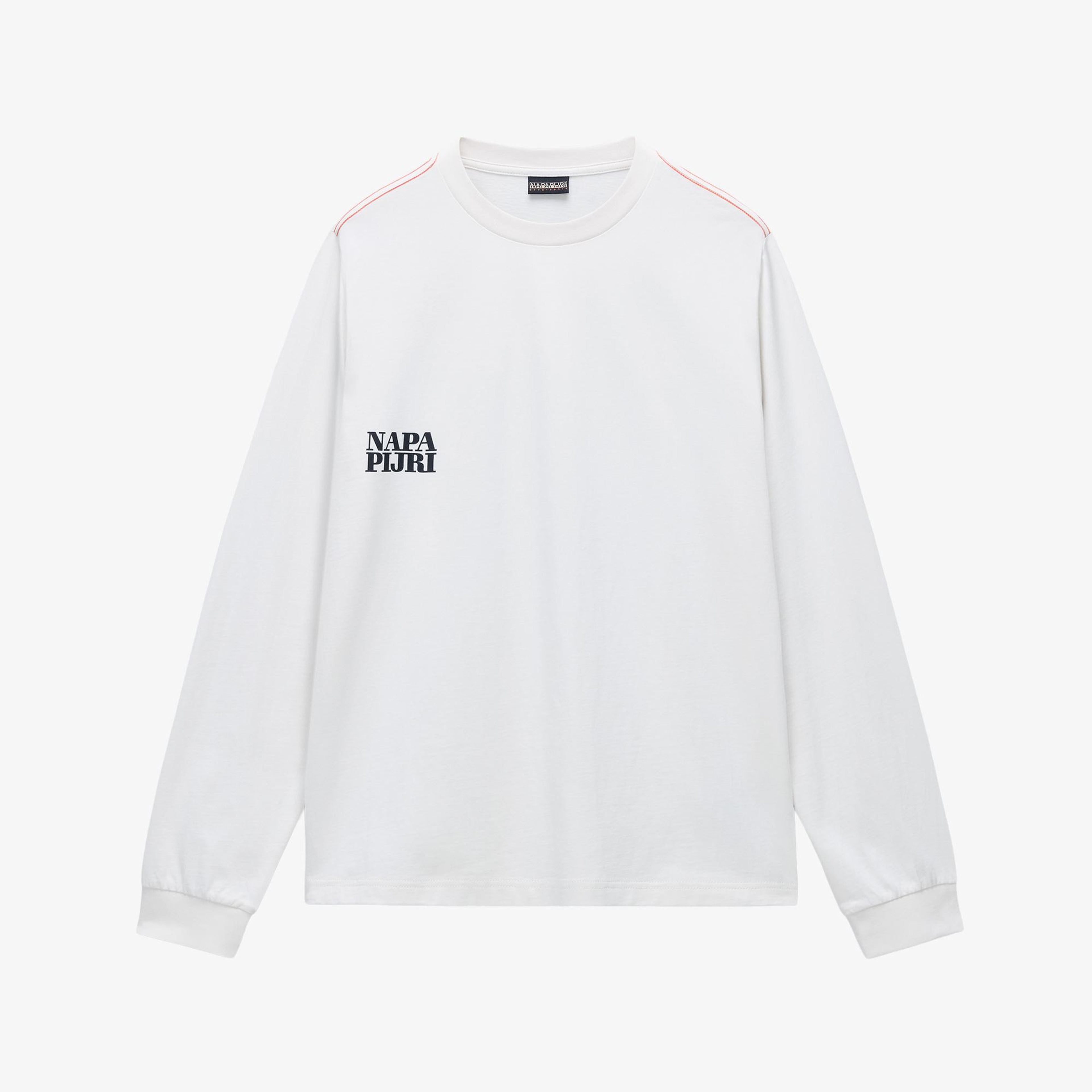 Napapijri S-Lodestar Erkek Beyaz T-Shirt