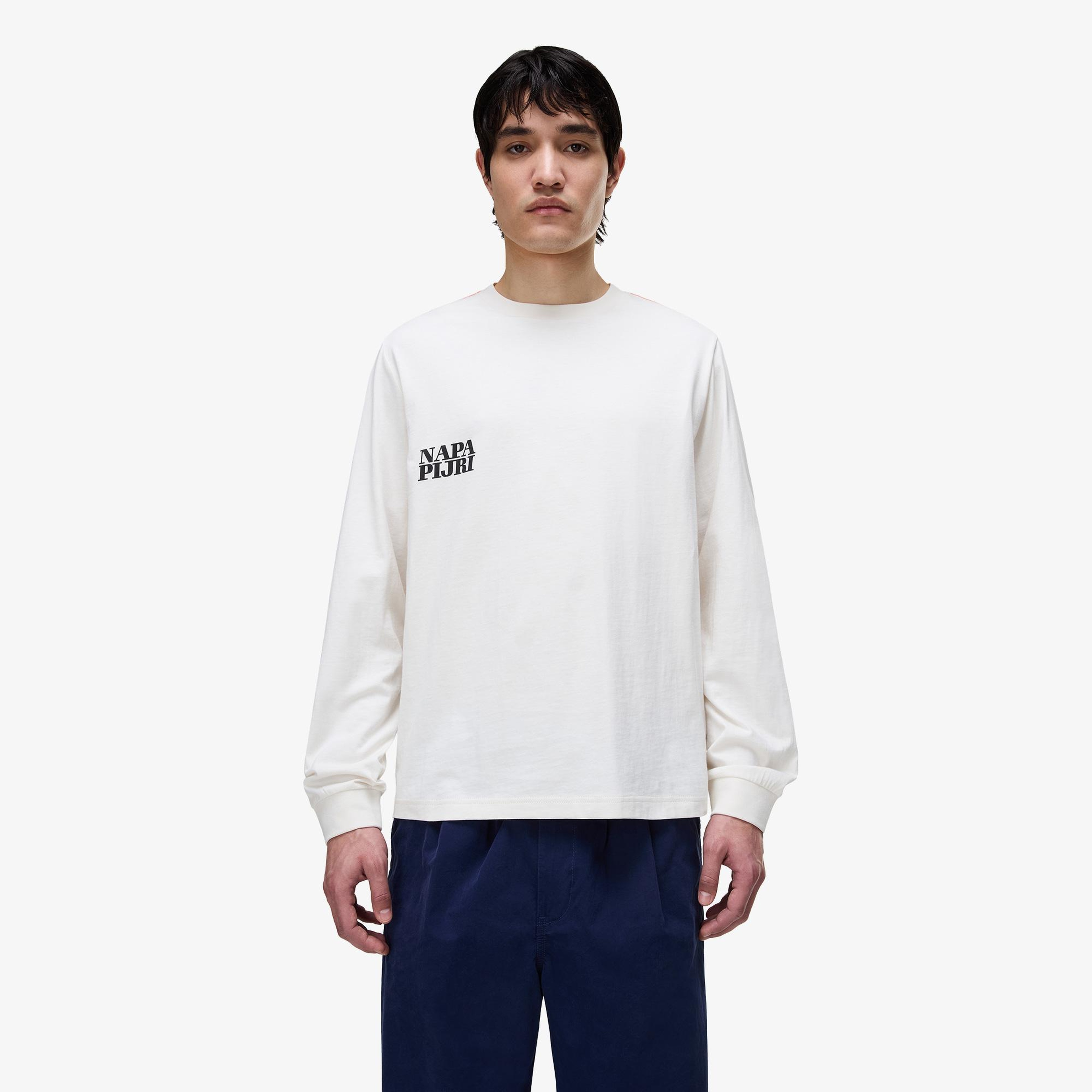 Napapijri S-Lodestar Erkek Beyaz T-Shirt
