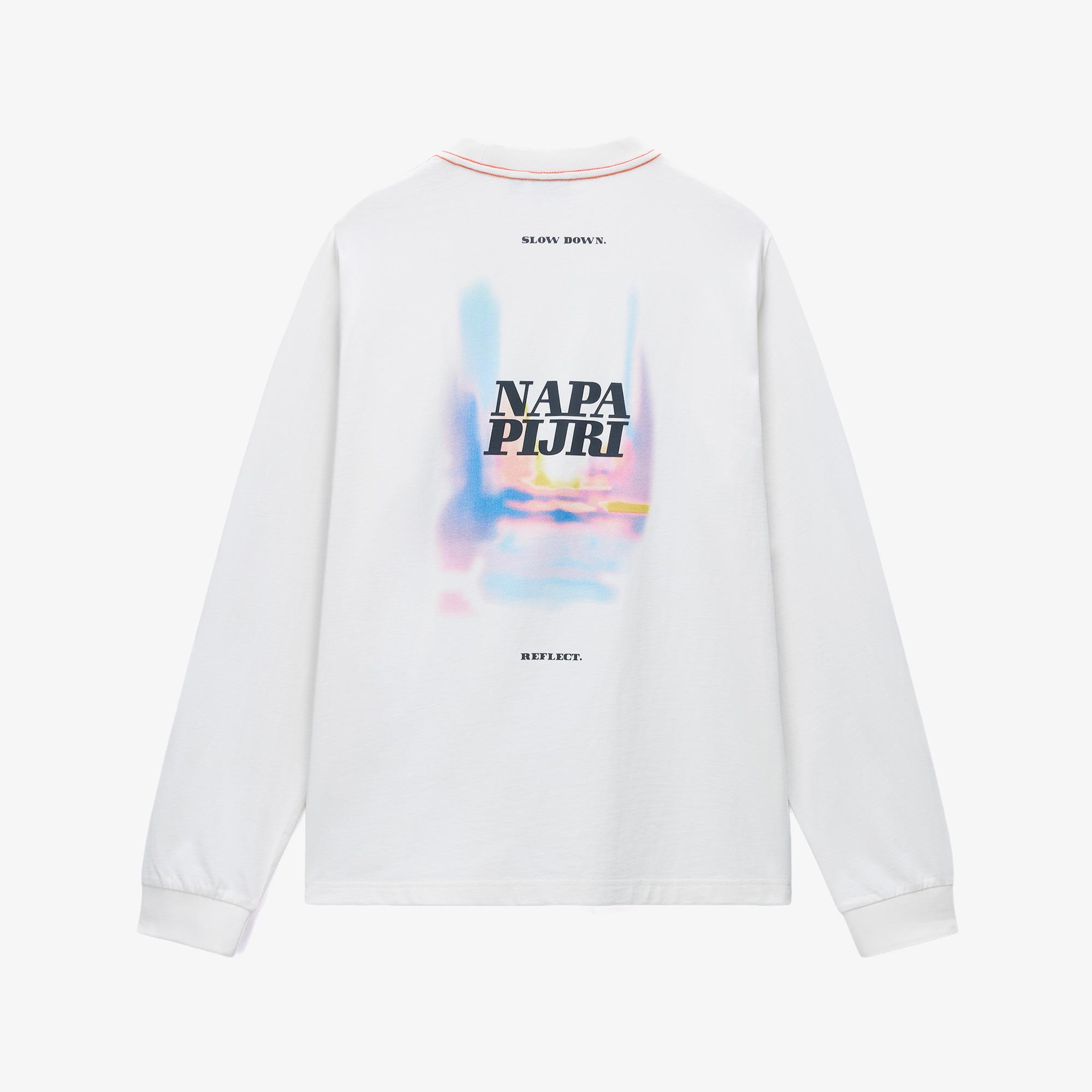 Napapijri S-Lodestar Erkek Beyaz T-Shirt