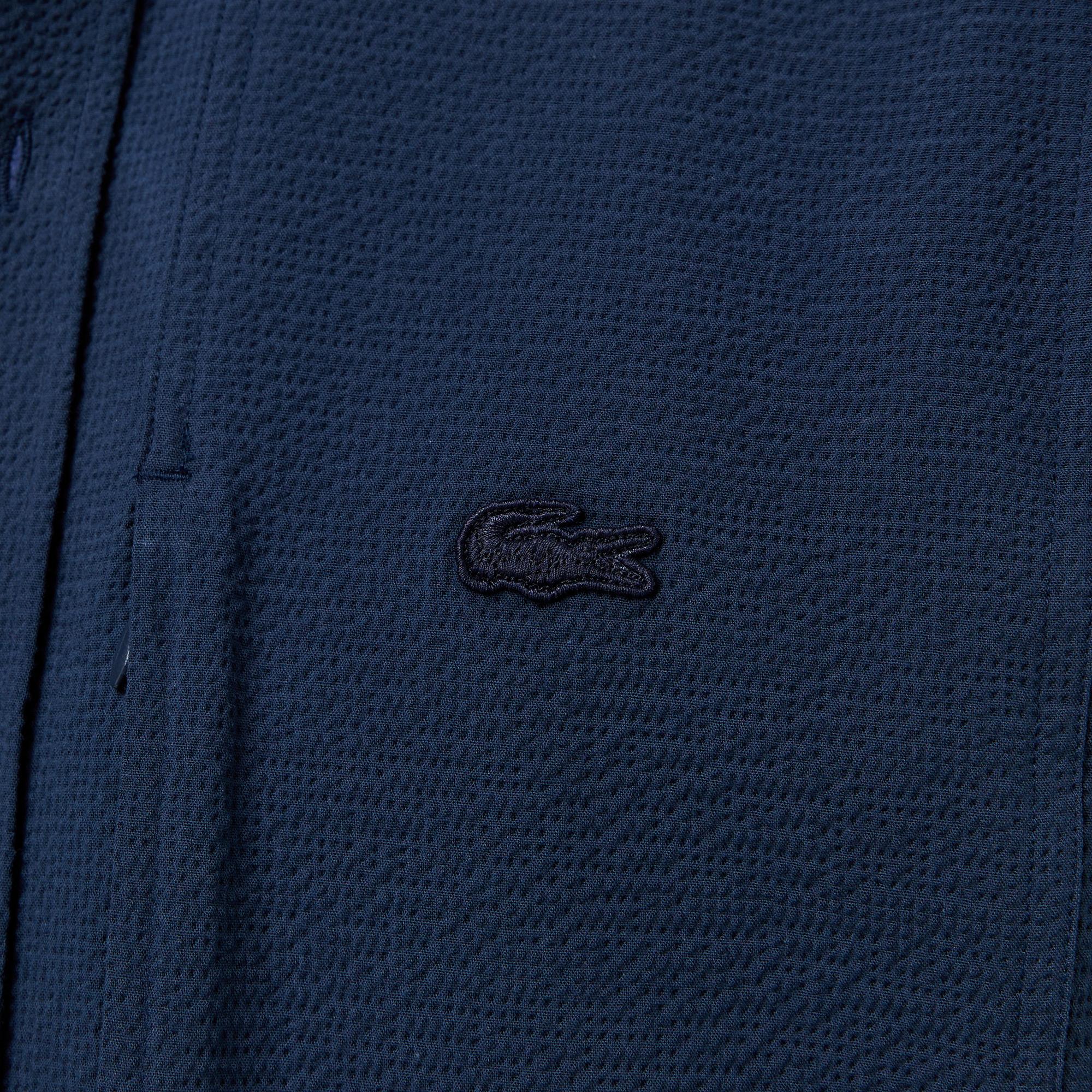 Lacoste Erkek Regular Fit Lacivert Gömlek