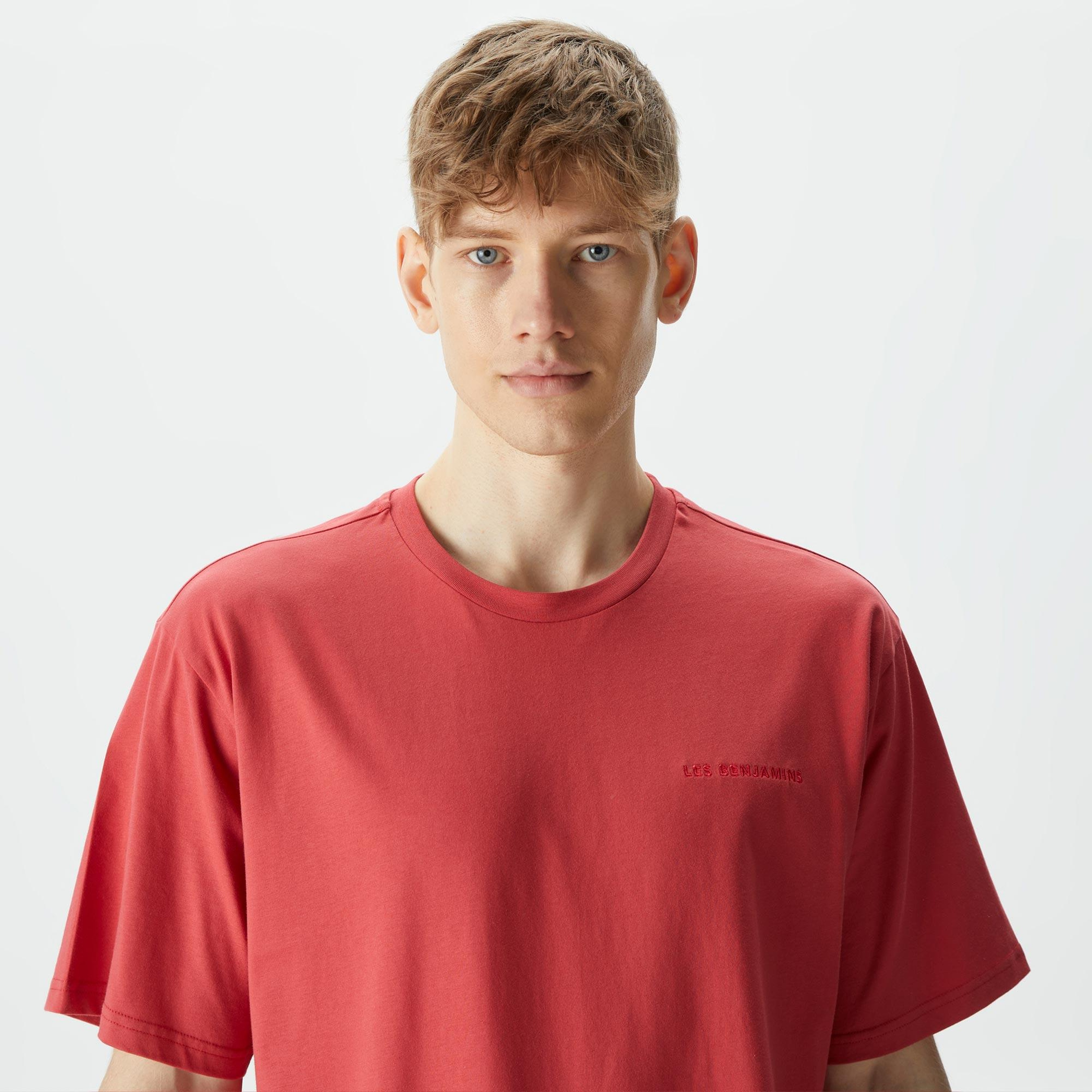Les Benjamins Essential 304 Erkek Kırmızı T-Shirt