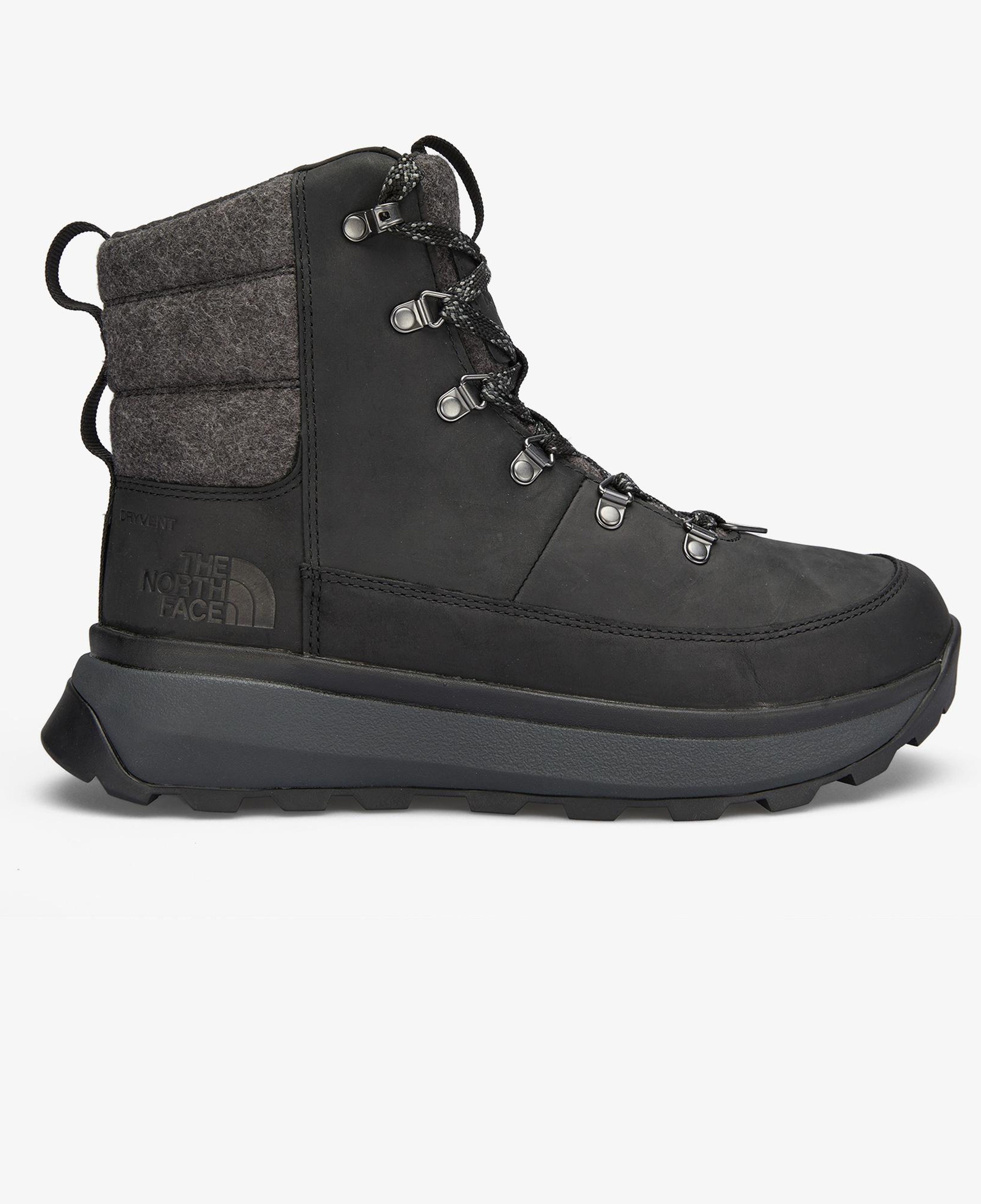 The North Face Bergen Deri Erkek Gri Su Geçirmez Kar Botu