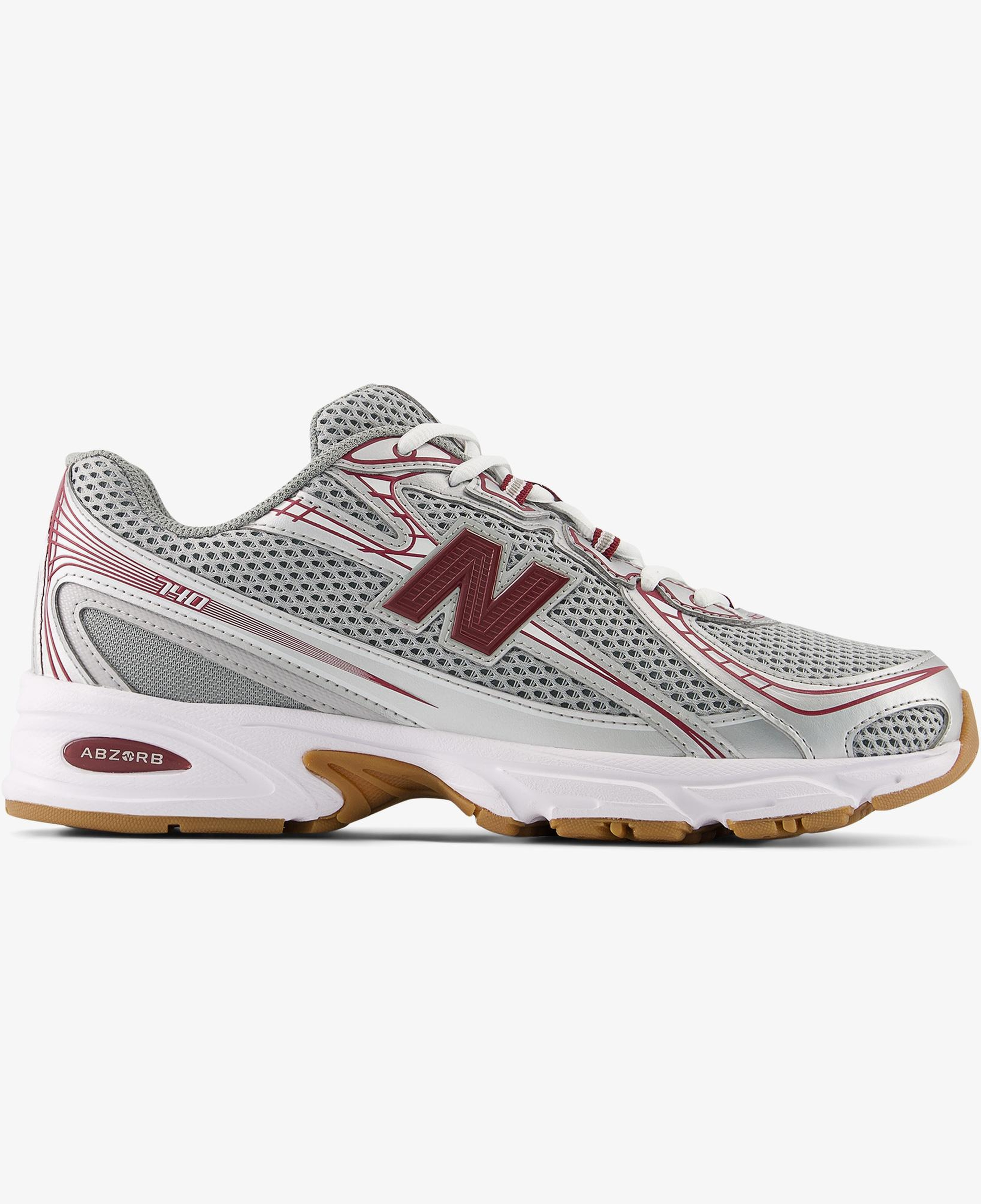 New Balance 740 Lifestyle Unisex Gri Spor Ayakkabı