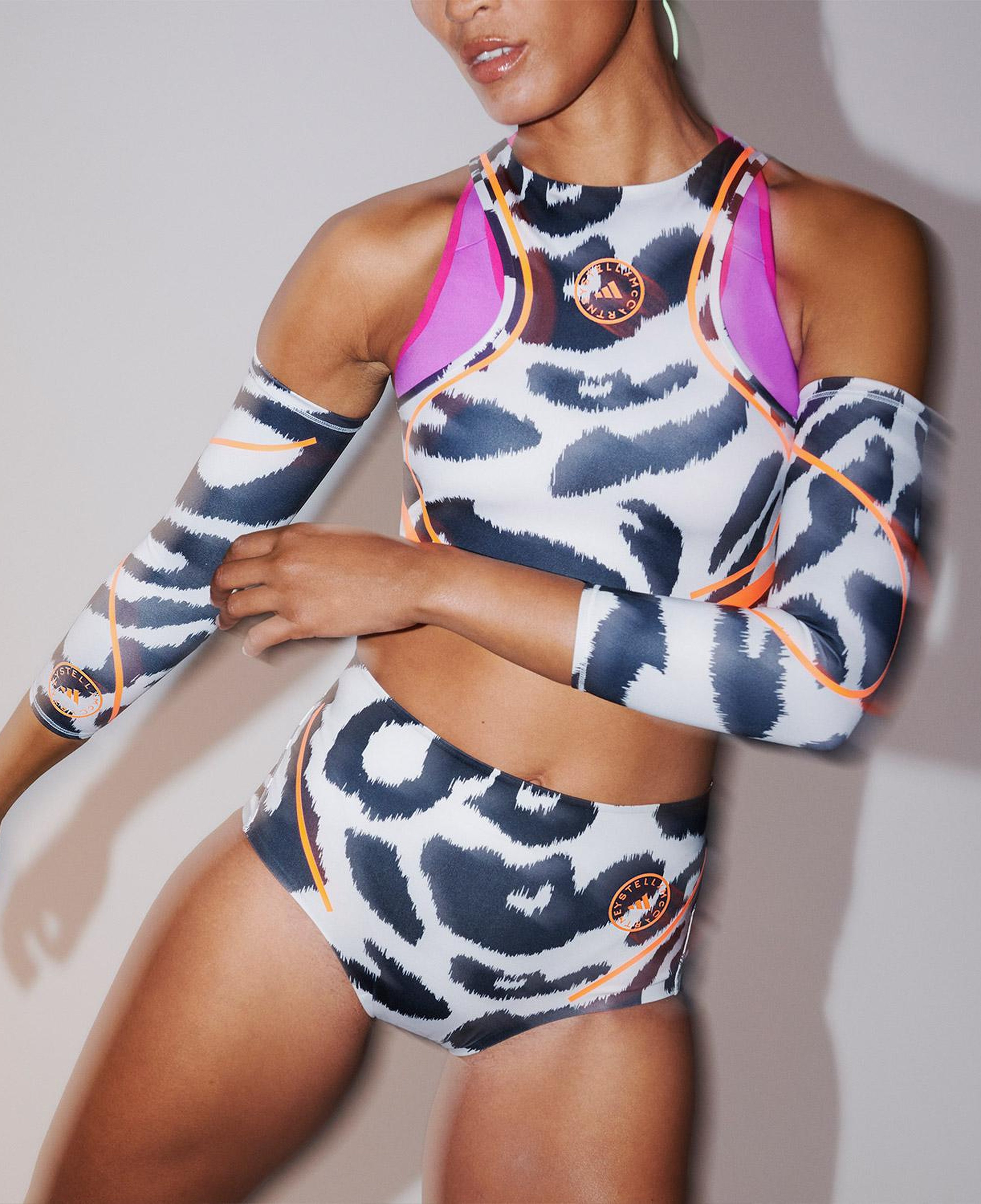 adidas x by Stella McCartney Asmc Tpa Brief Kadın Beyaz Şort