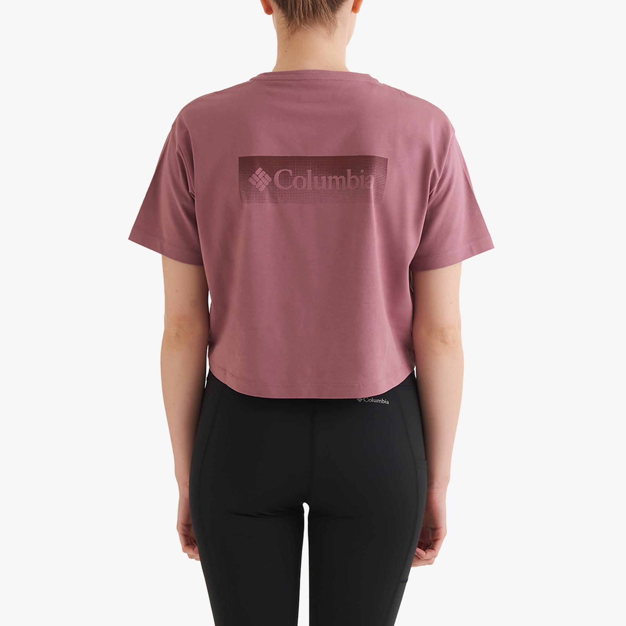 Columbia CSC Halftone Kadın Pembe Günlük T-Shirt