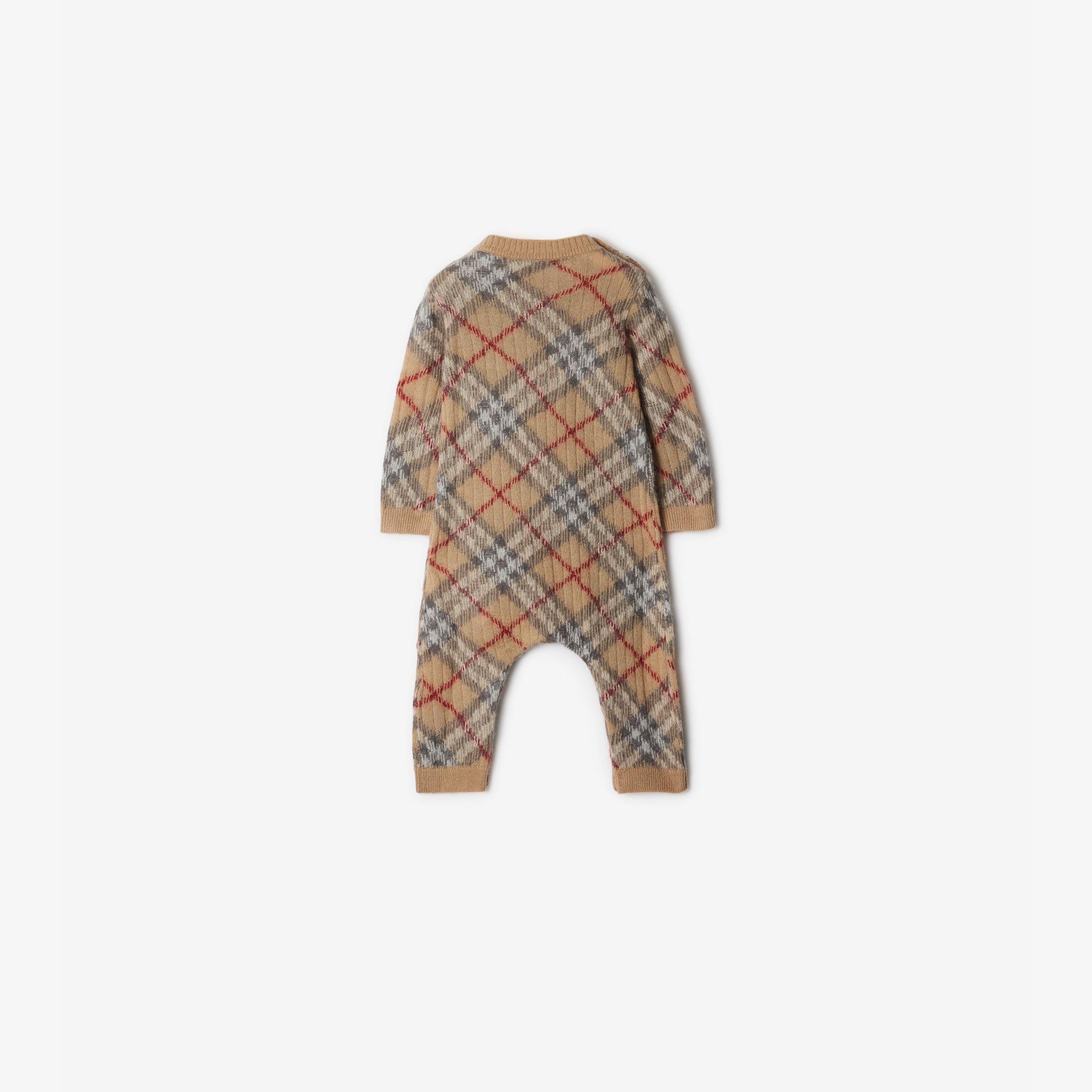 Burberry Çocuk Bej Bebek Tulumu