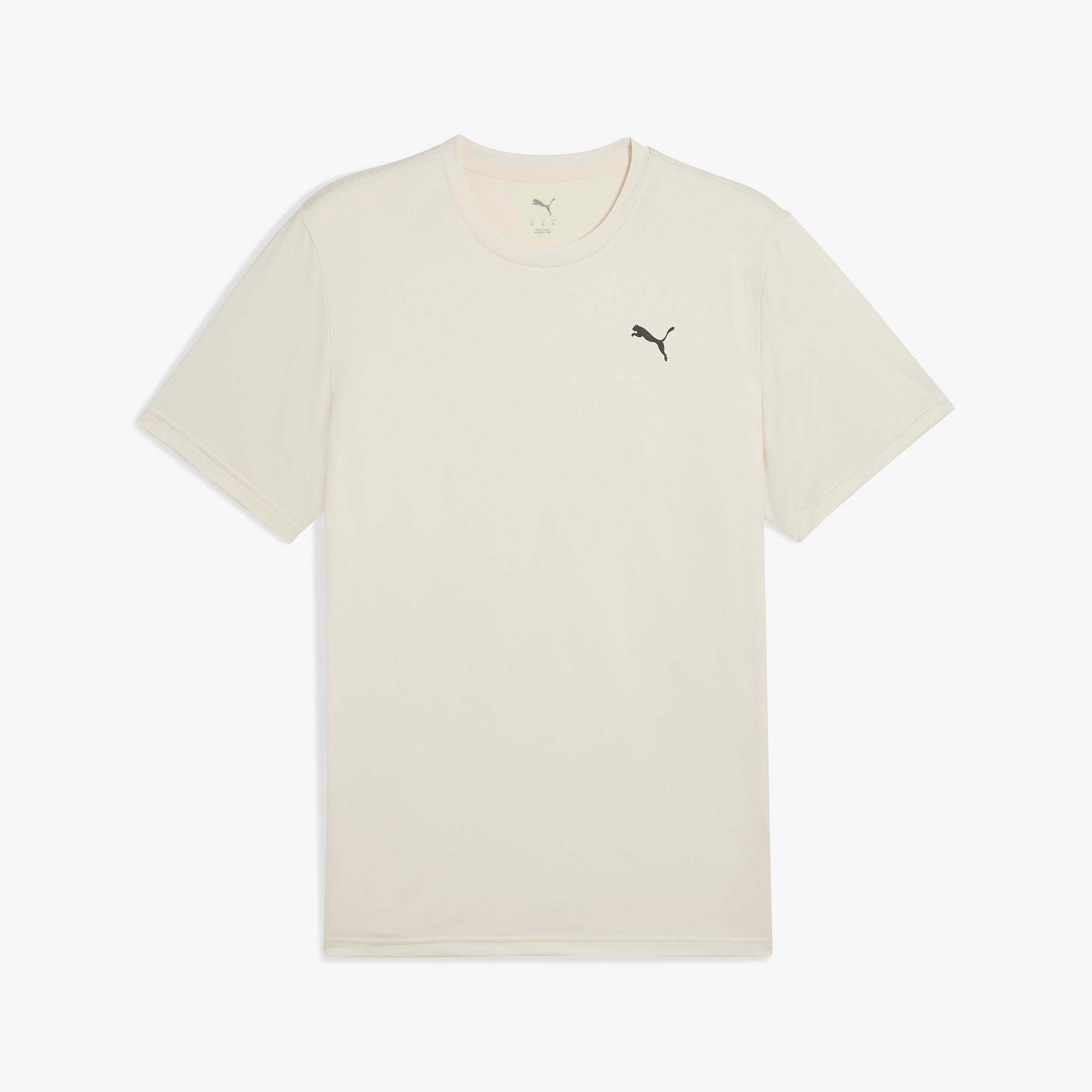 Puma Tad Ess Solid Cat Lc Erkek Krem Antrenman T-Shirt