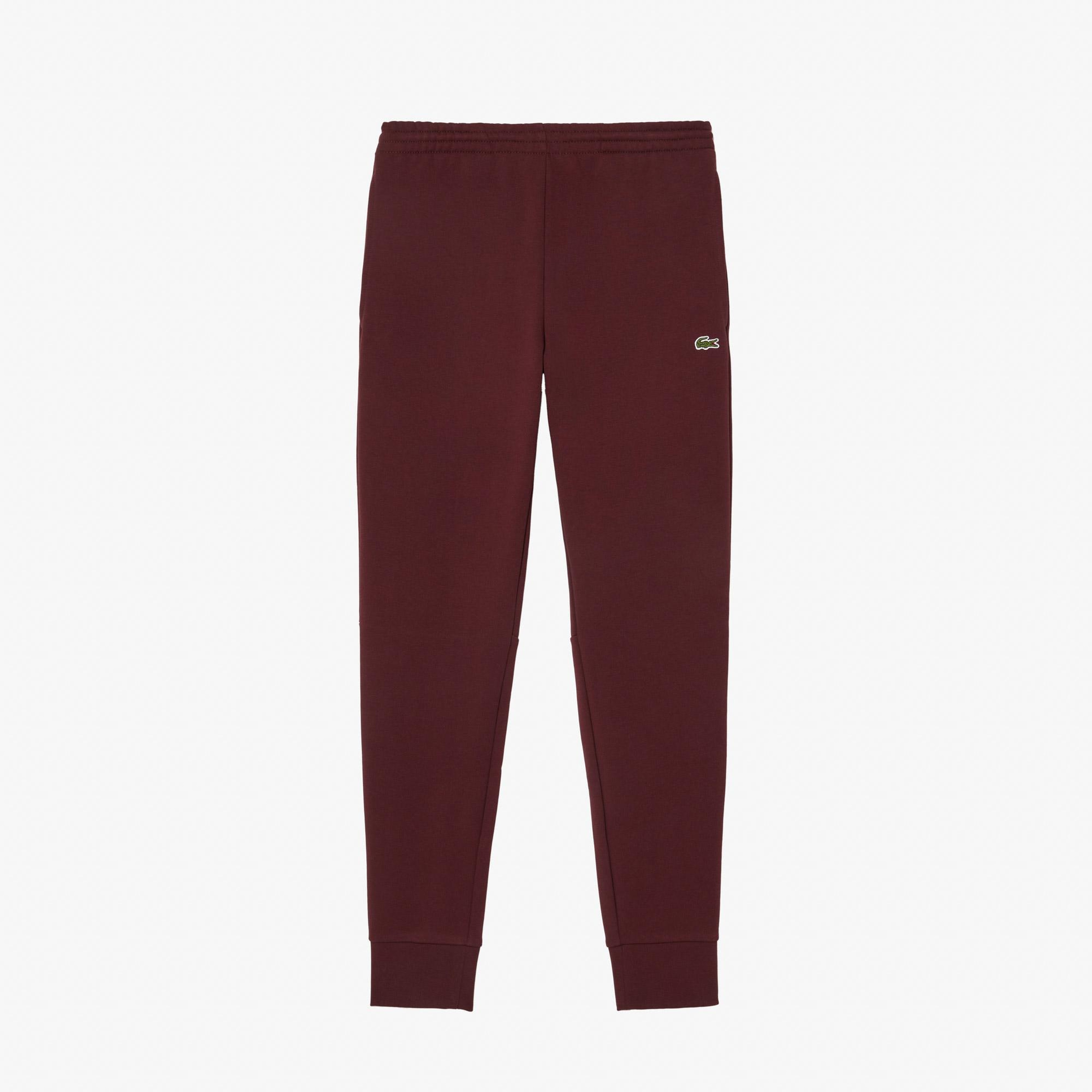 Lacoste Slim Fit Erkek Bordo Eşofman Altı