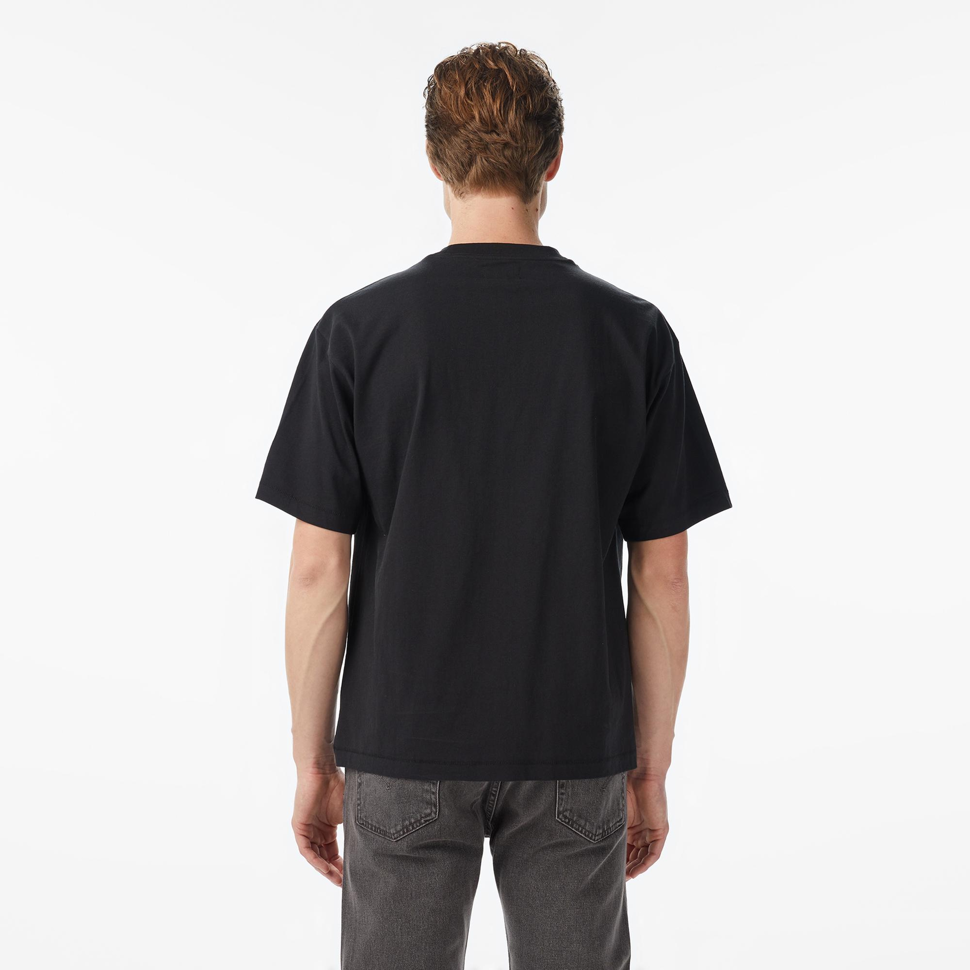 Market Folk Fitted Bear Erkek Gri T-Shirt