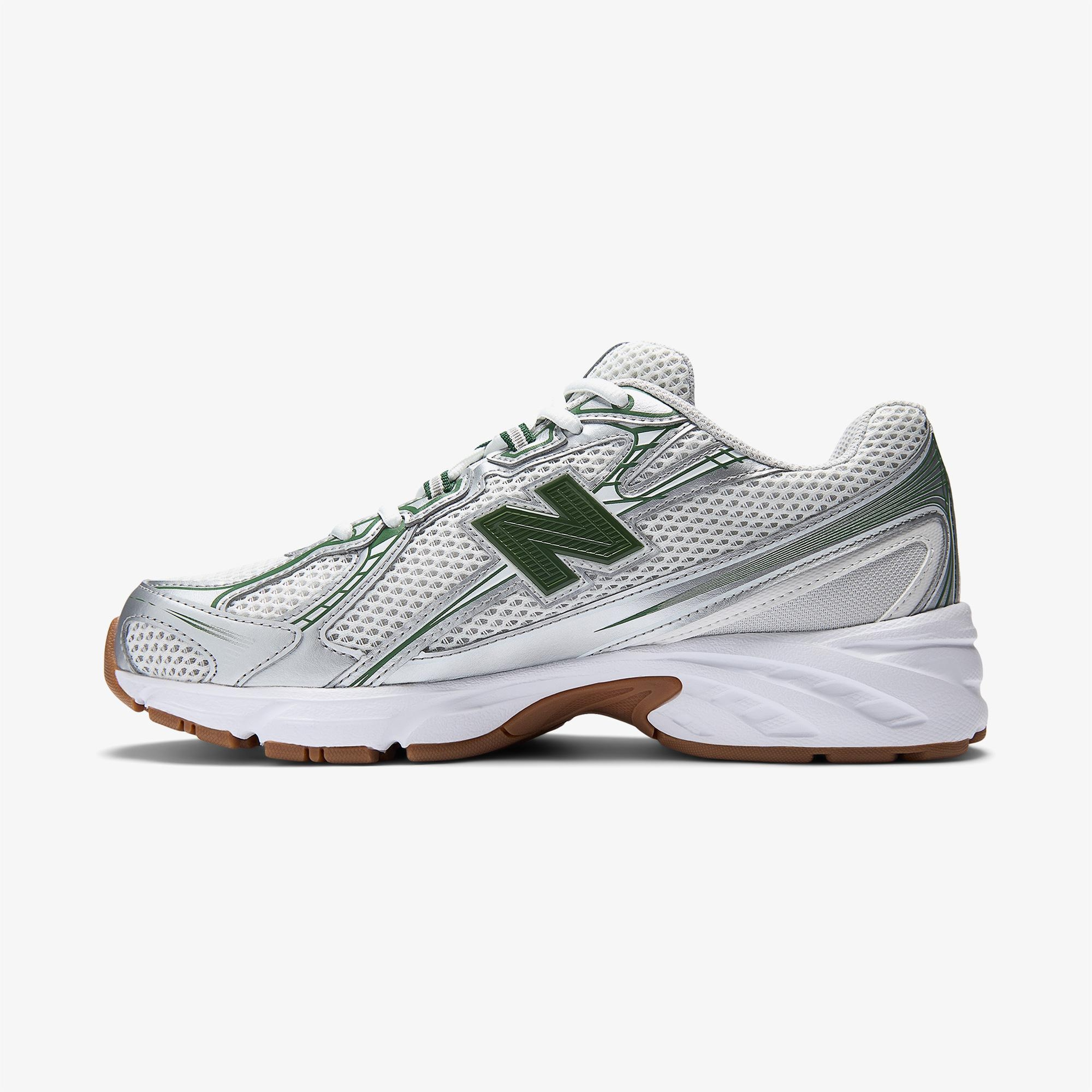 New Balance 740 Lifestyle Erkek Gri/Yeşil Spor Ayakkabı