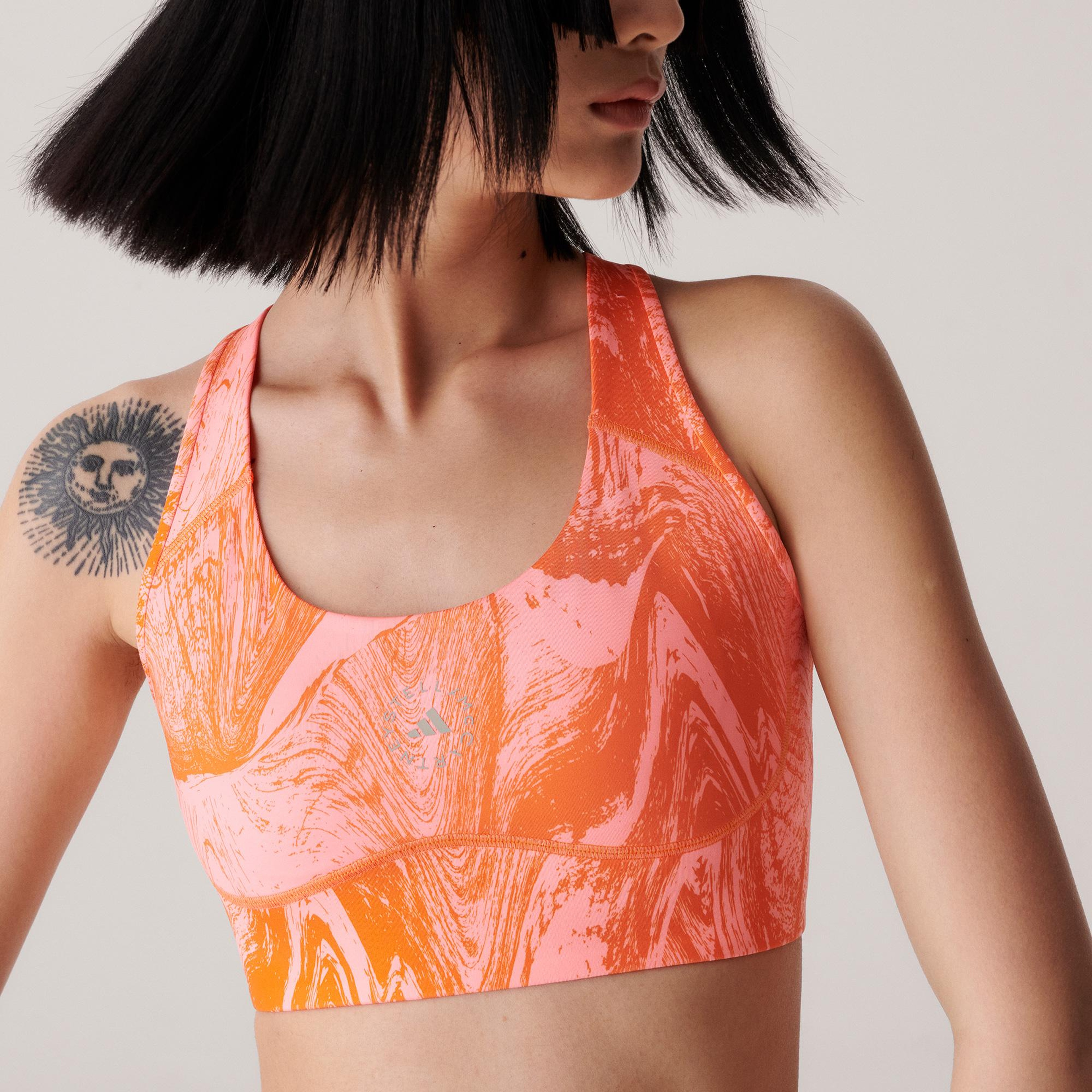adidas by Stella McCartney True Purpose Power Impact Training Kadın Turuncu Bra