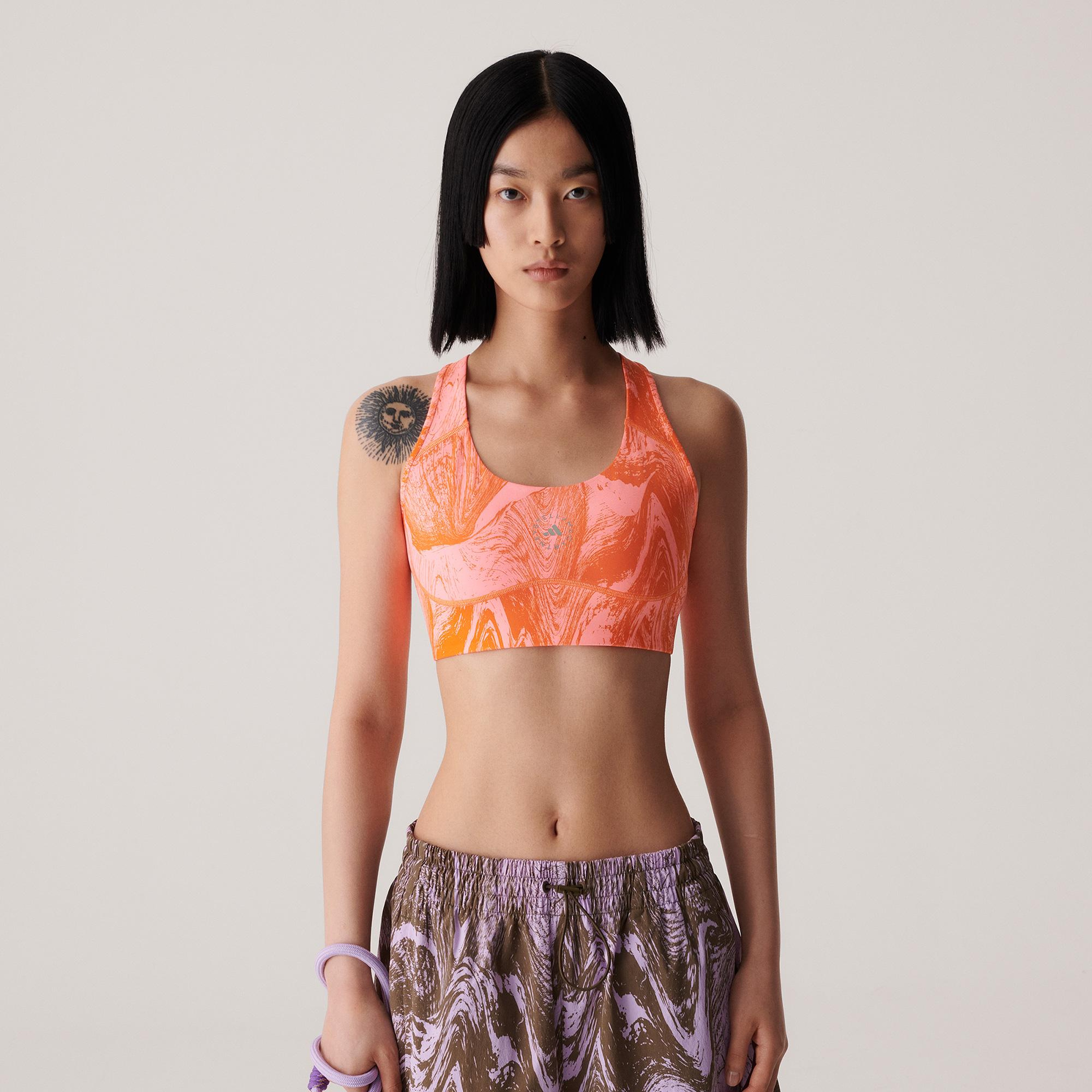 adidas by Stella McCartney True Purpose Power Impact Training Kadın Turuncu Bra