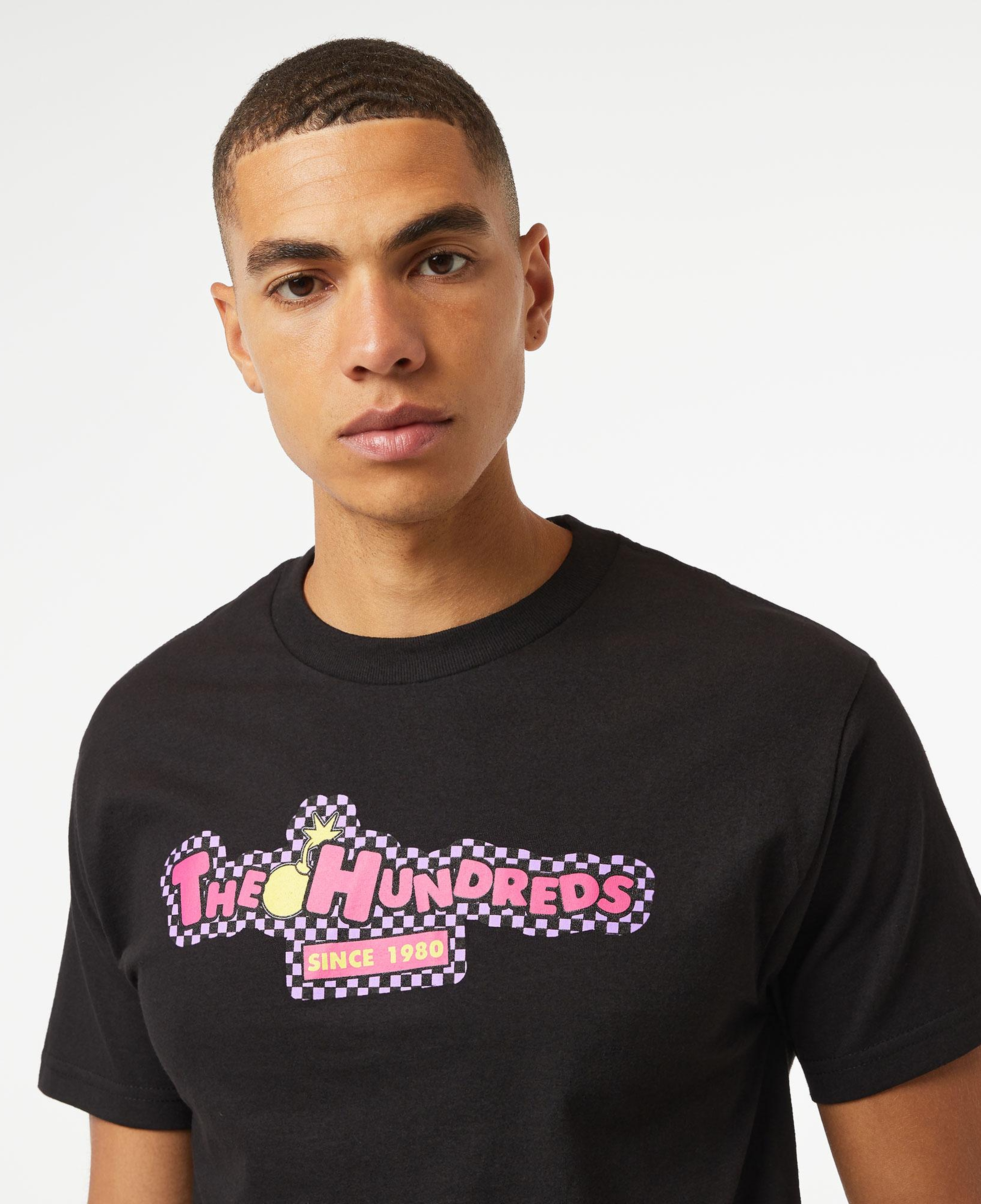 The Hundreds Push Bar Erkek Siyah T-Shirt
