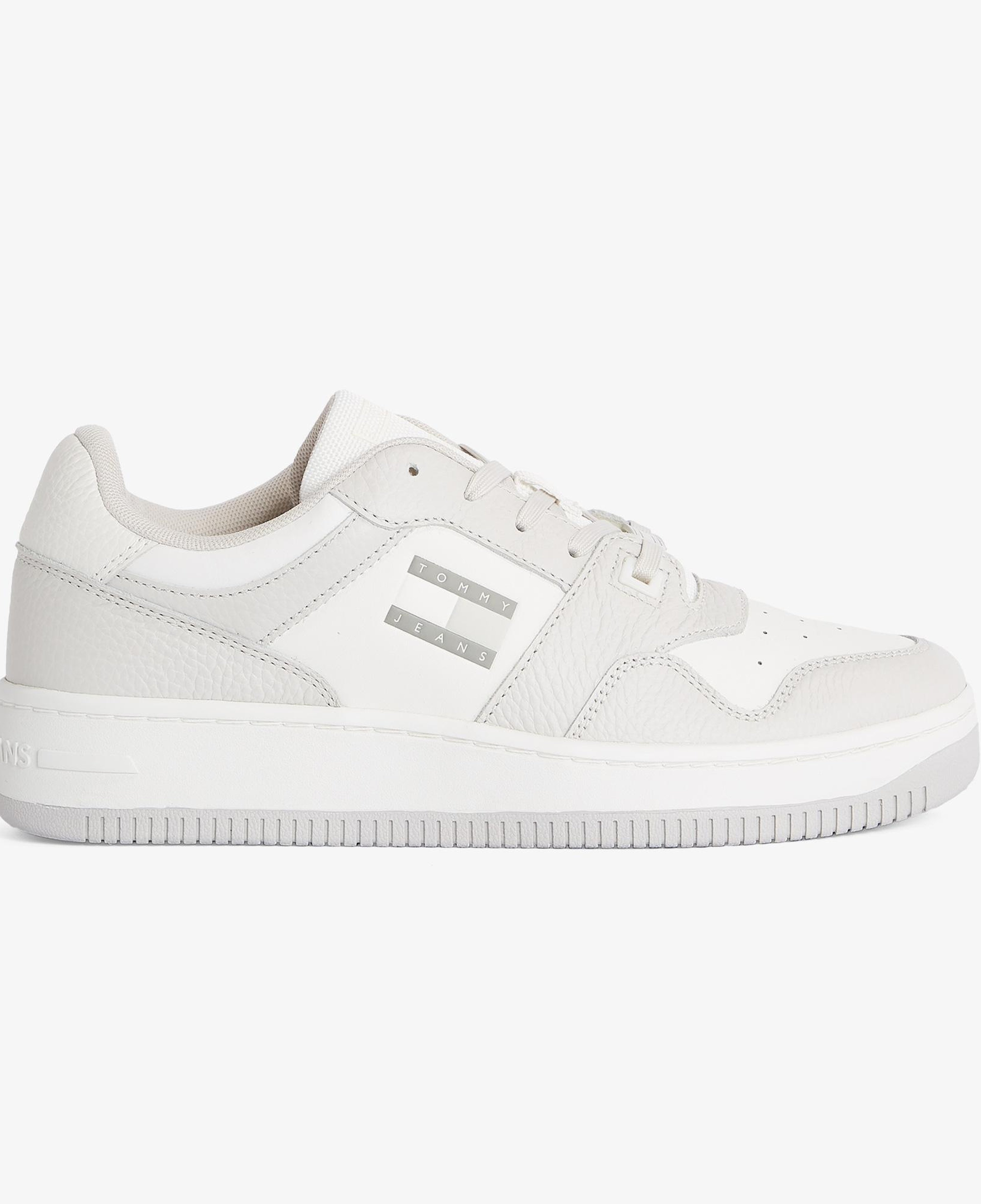 Tommy Hilfiger Tjm Retro Basket Cupsole Tumble Erkek Gri Spor Ayakkabı