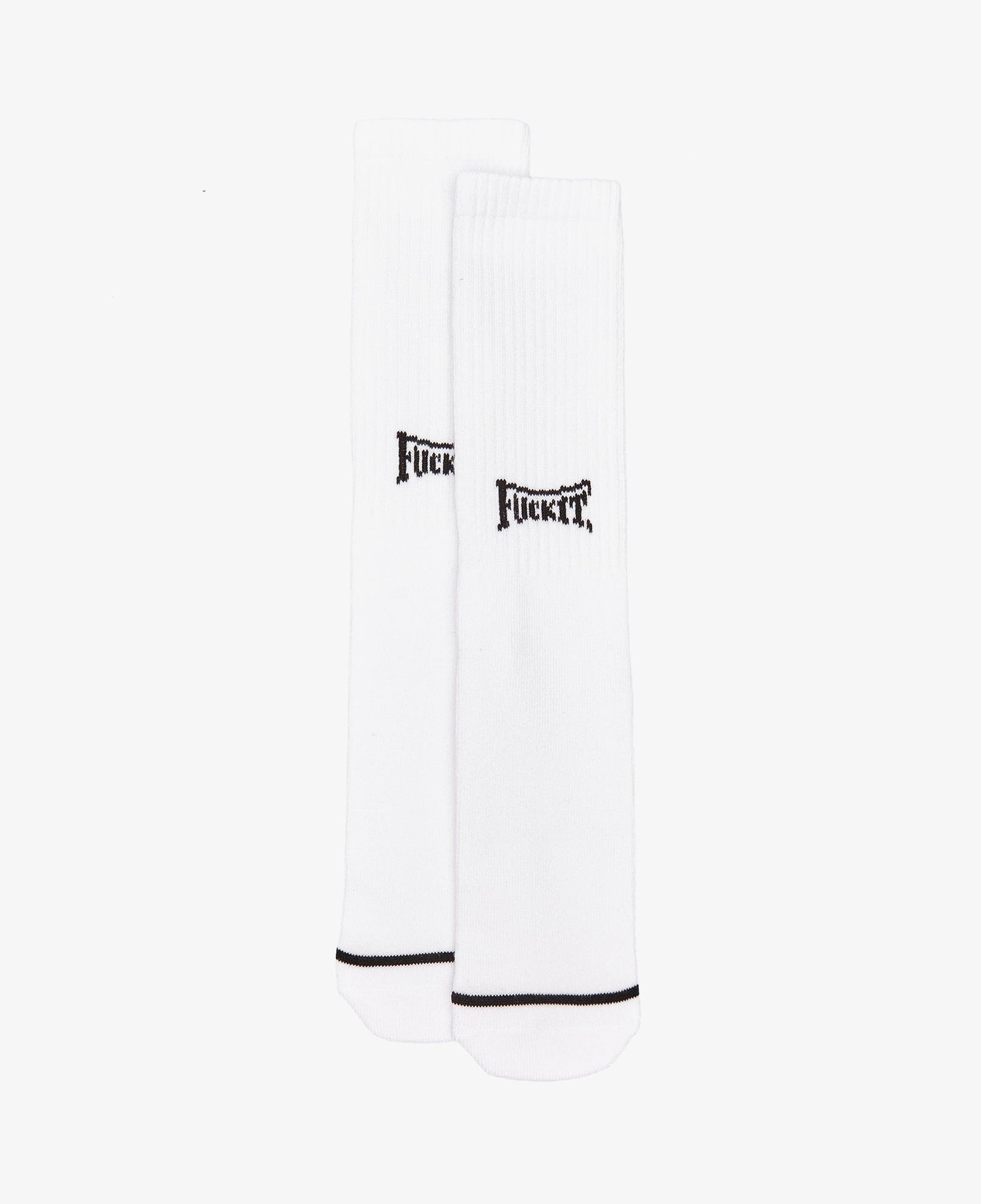 HUF Arched Fuck It Crew Erkek Beyaz Çorap