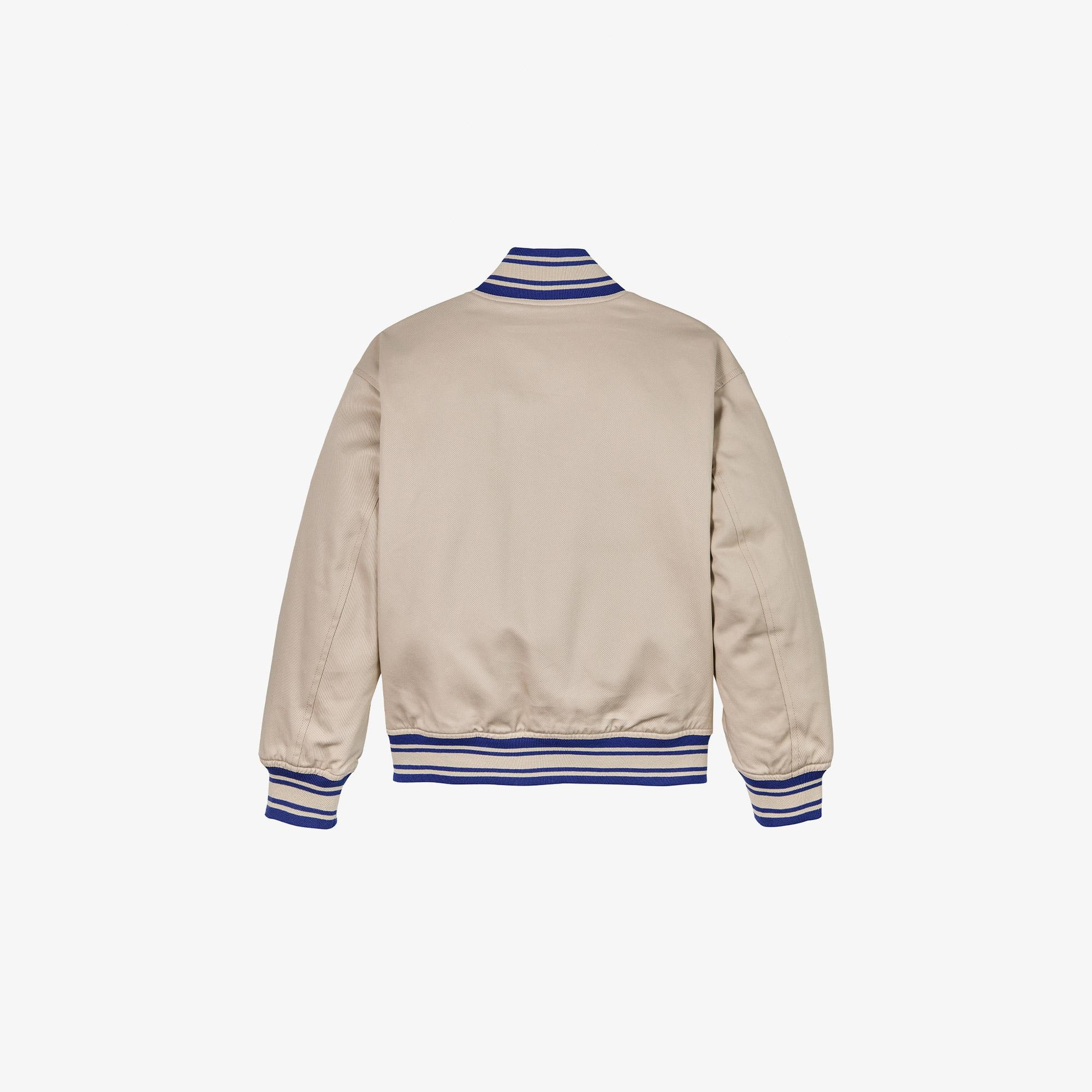 Tommy Hilfiger Twill Badge Varsity Çocuk Bej Ceket