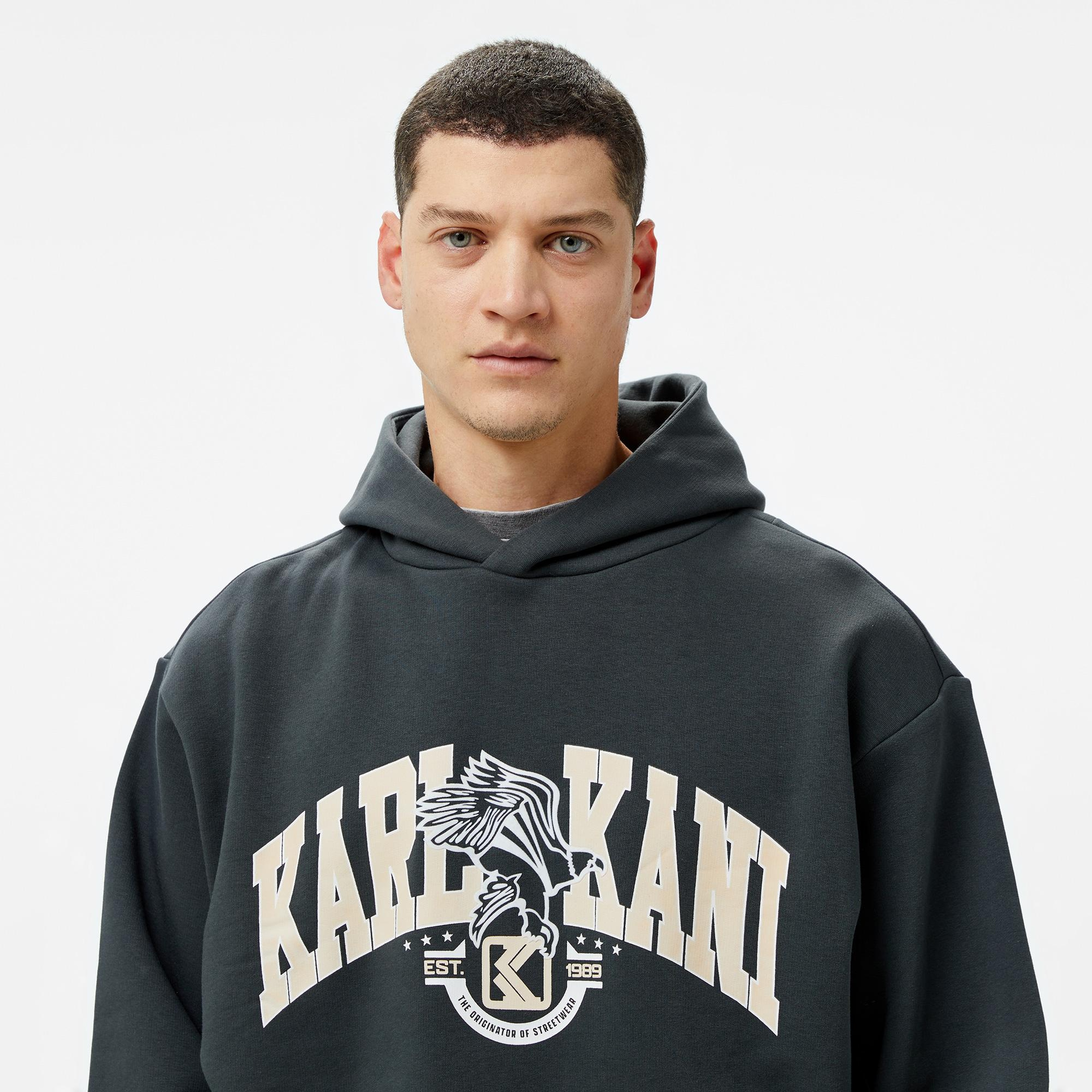 Karl Kani Serif Burnout Erkek Krem T-Shirt