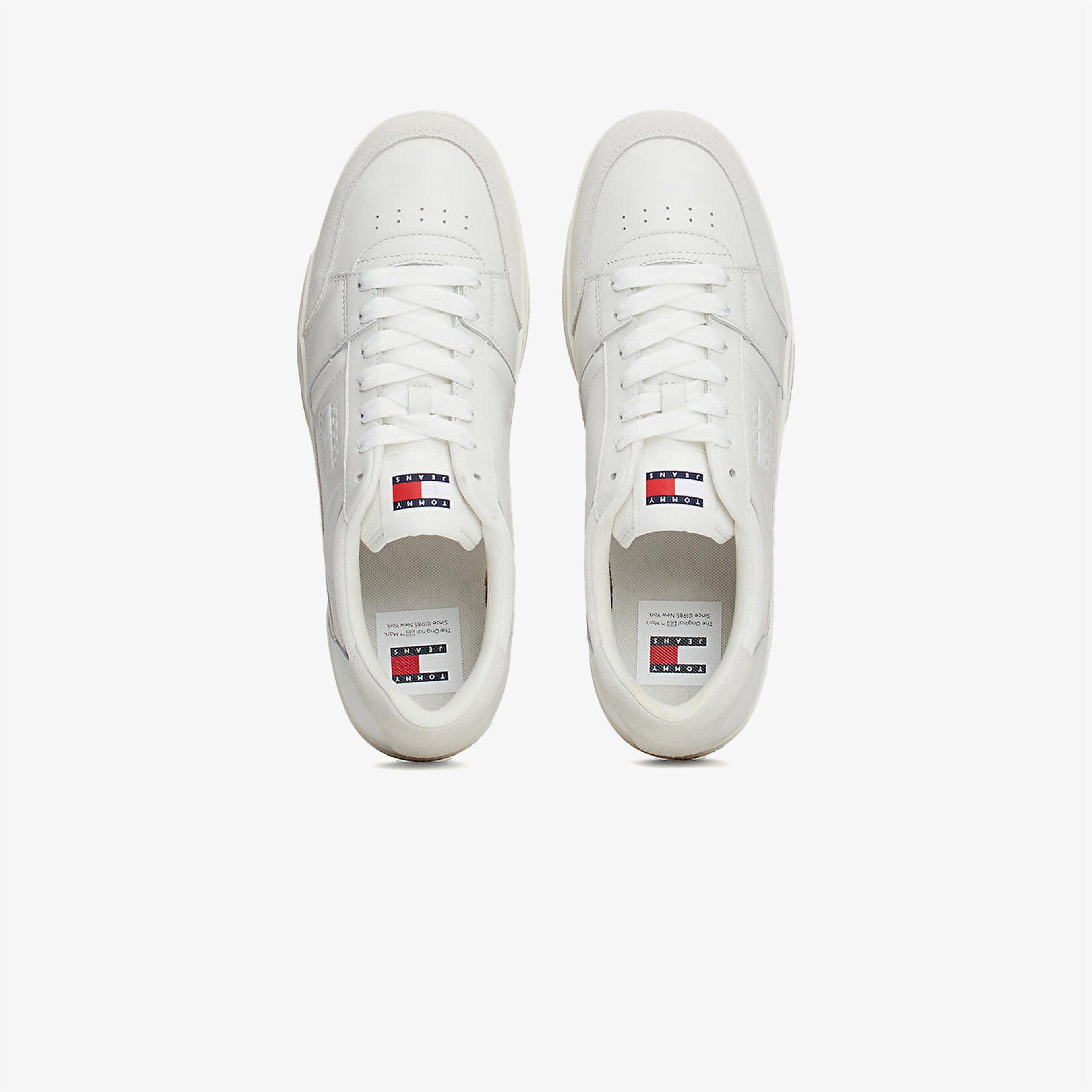 Tommy Jeans The Greenwich Mix Media Erkek Beyaz Spor Ayakkabı